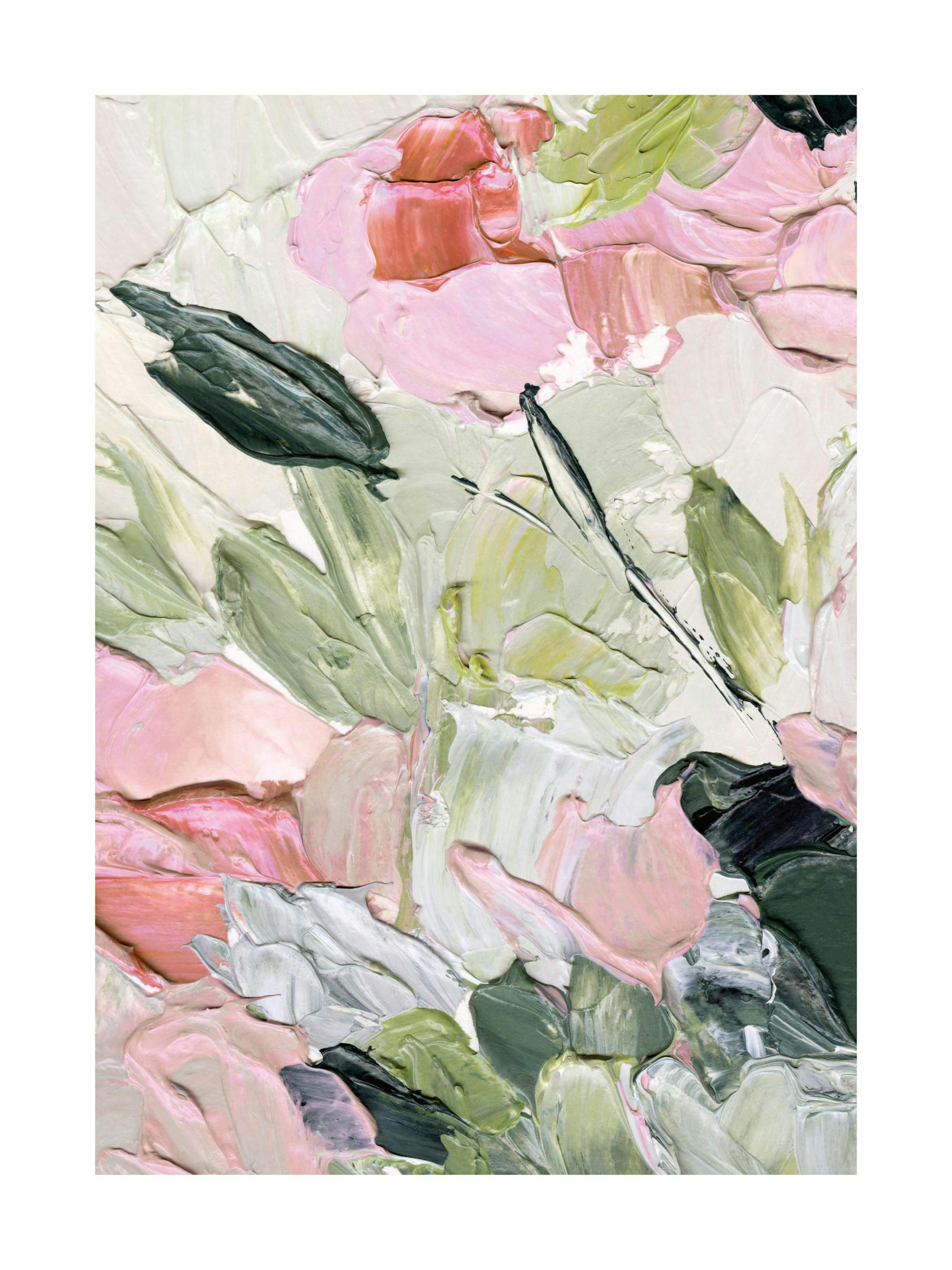Flowers in Paint No1 Print