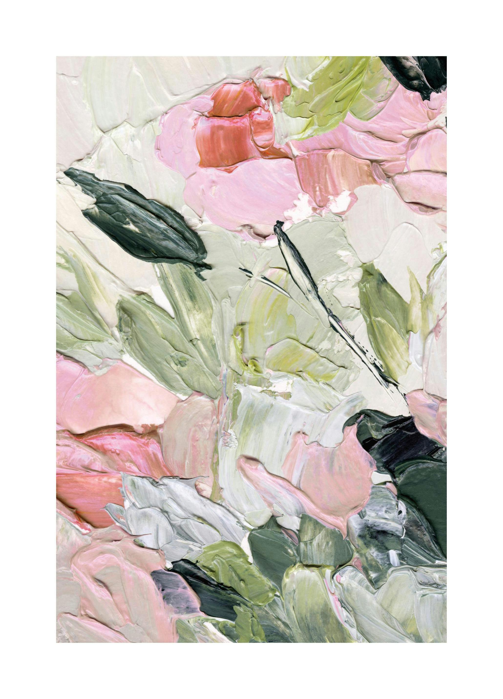 Flowers in Paint No1 Plakat (50x70 cm)-Plakaty