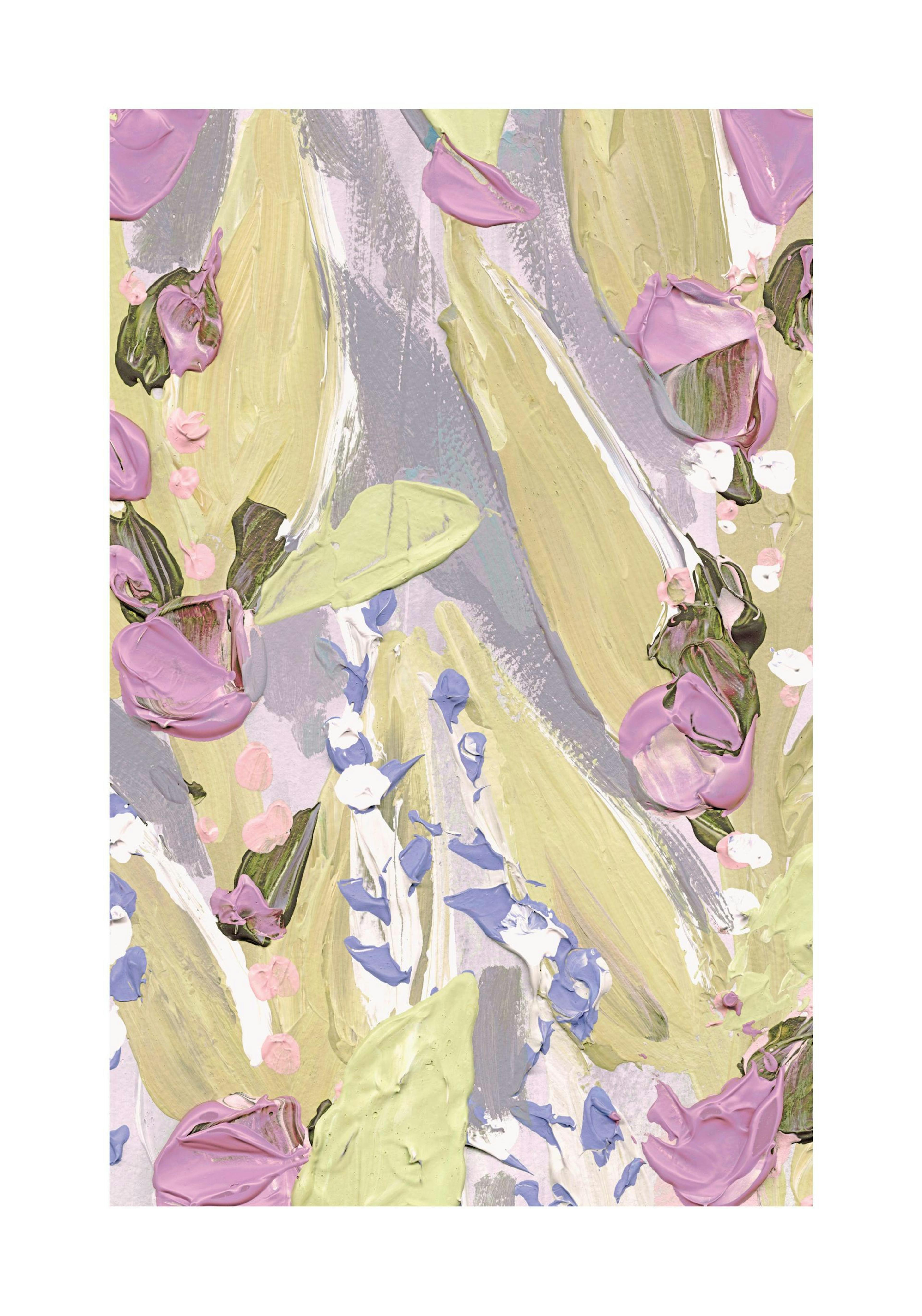 Floral Paint No1 Poster