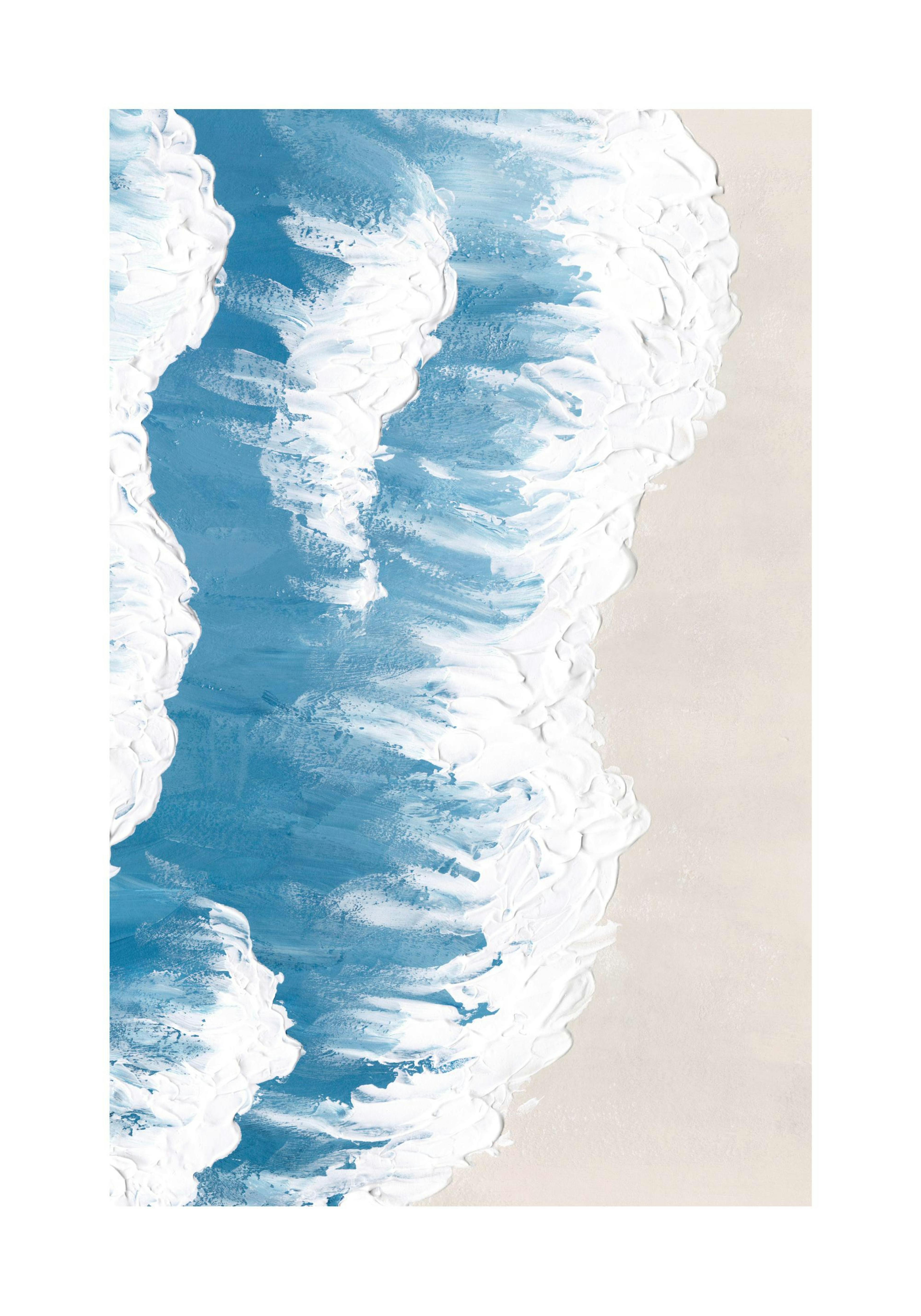 Painted Beach Print