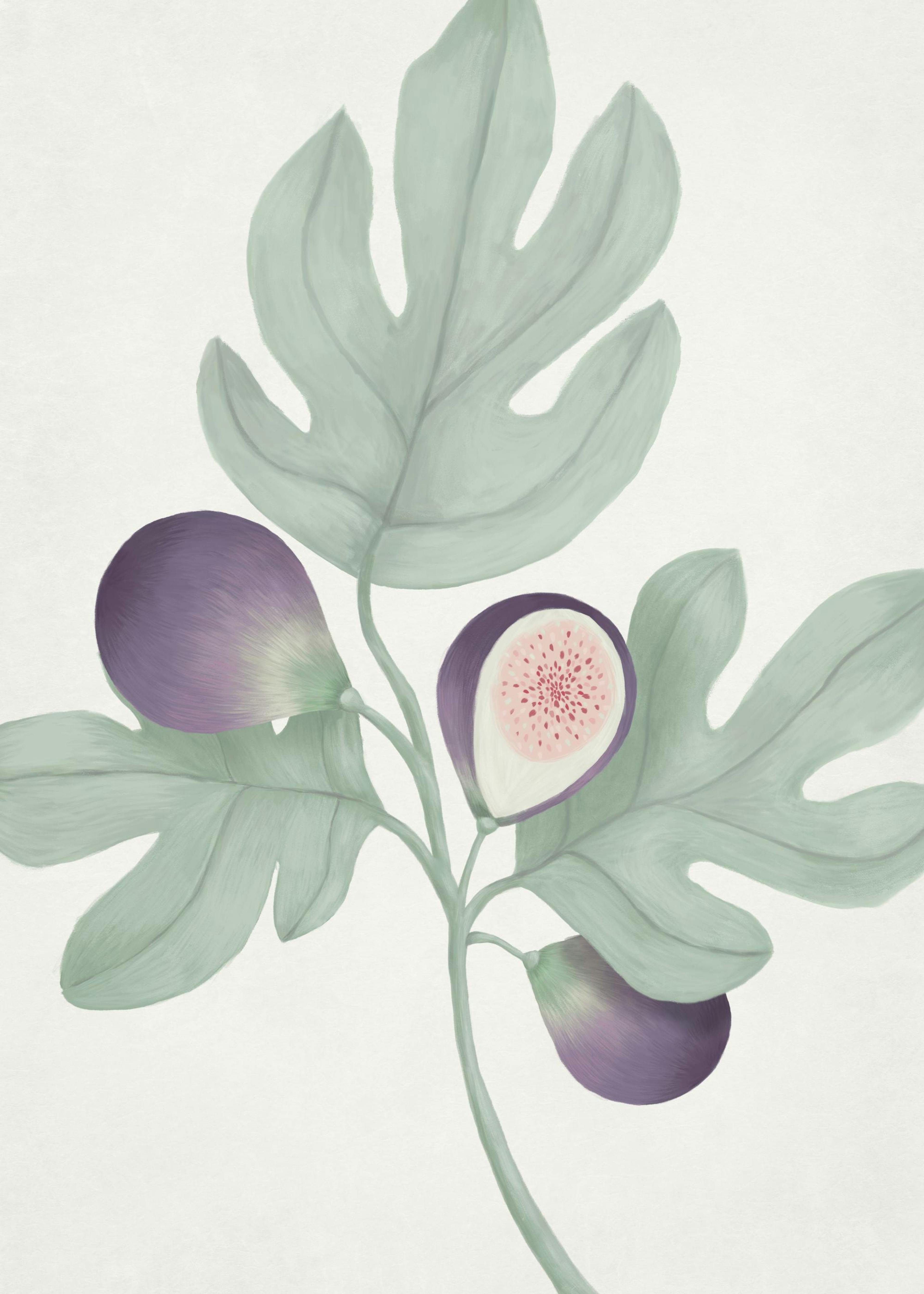 Vintage Green Botanical Print 0