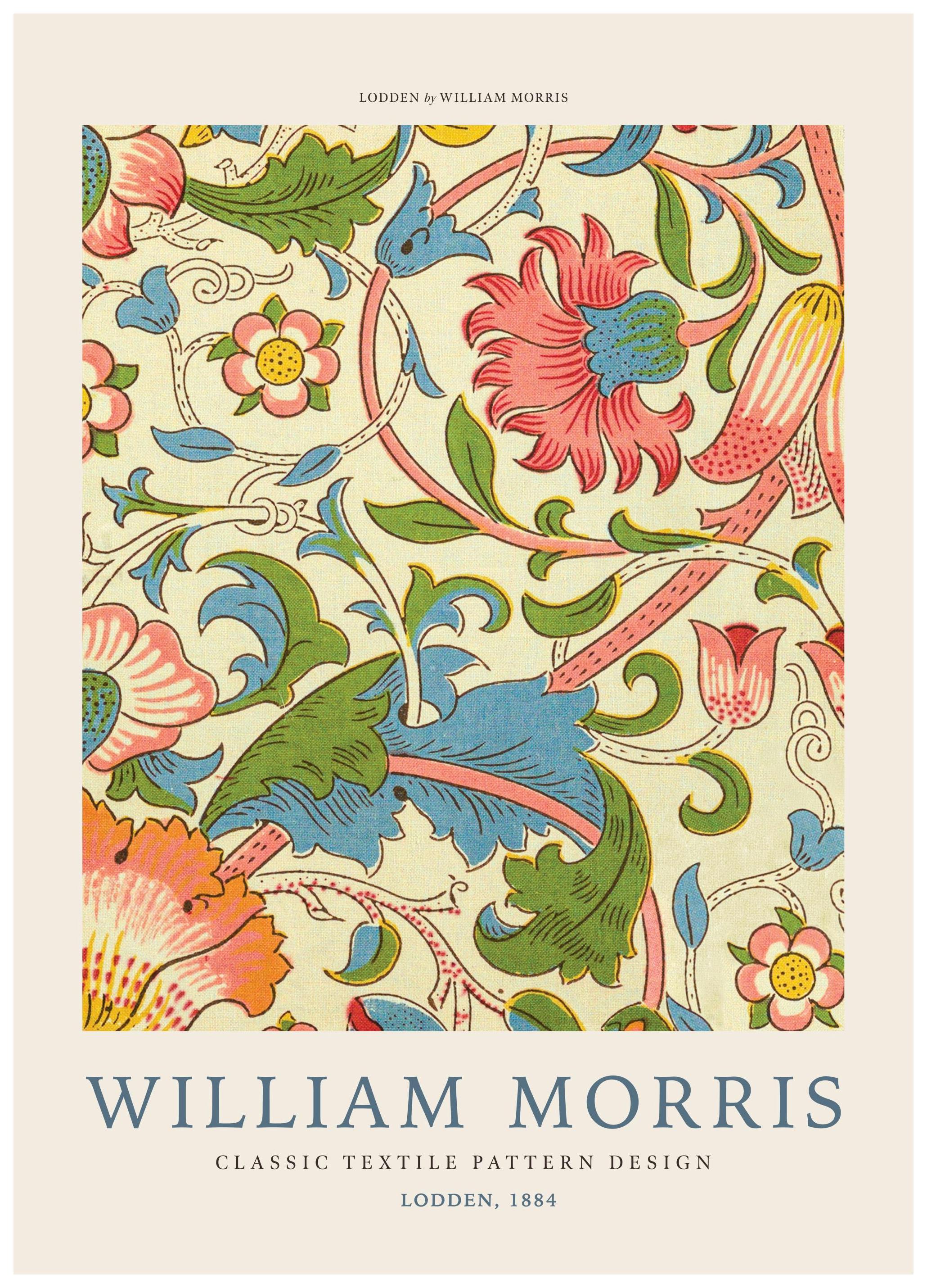 William Morris - Lodden Plakat (21x30 cm)- William Morris Plakat