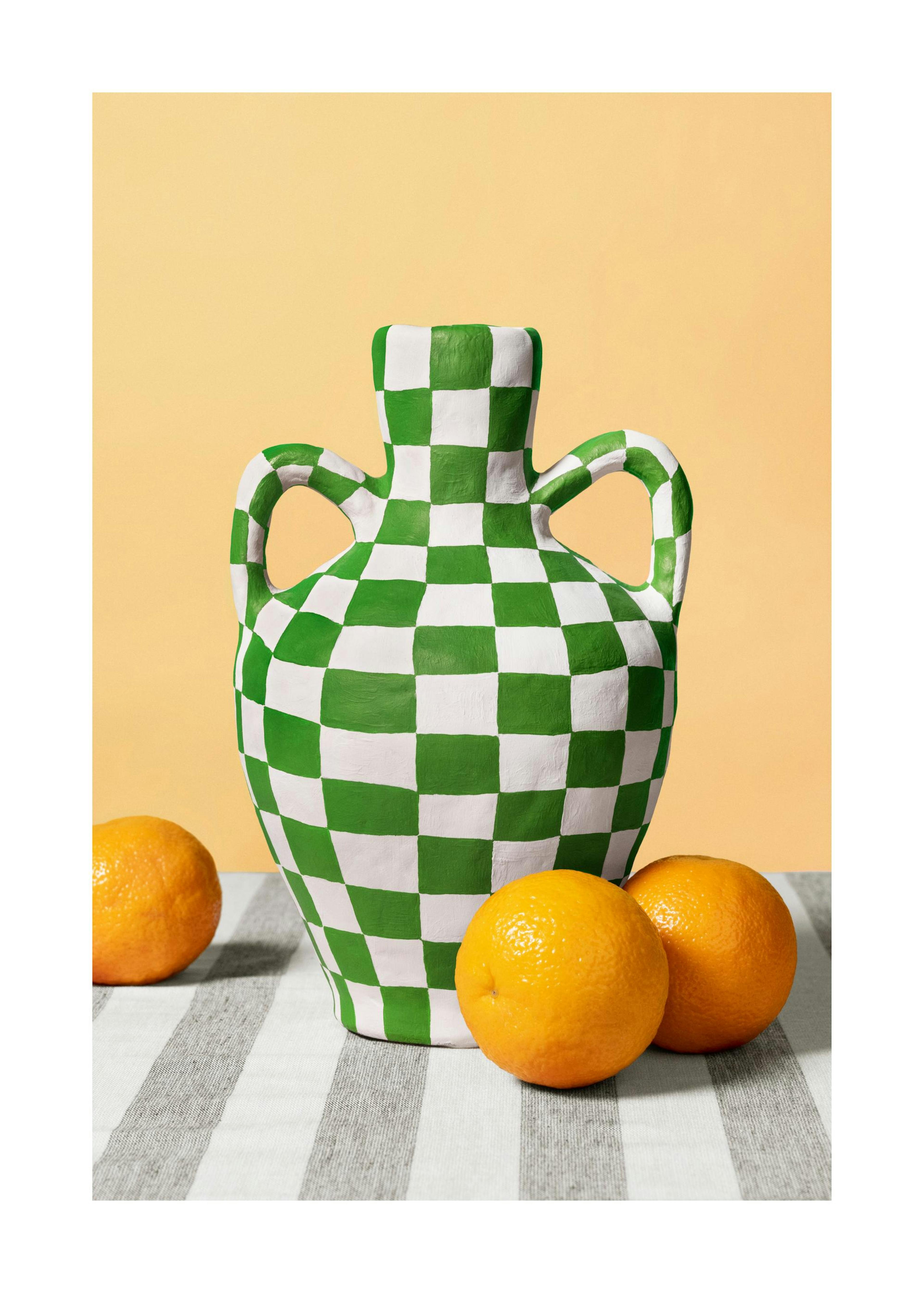 Vase and Oranges Print 0