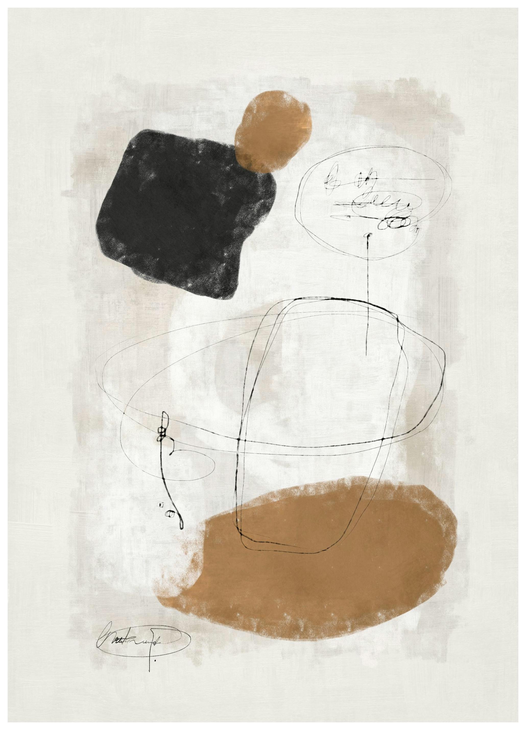 Painted Abstract No1 Poster (50x70 cm)