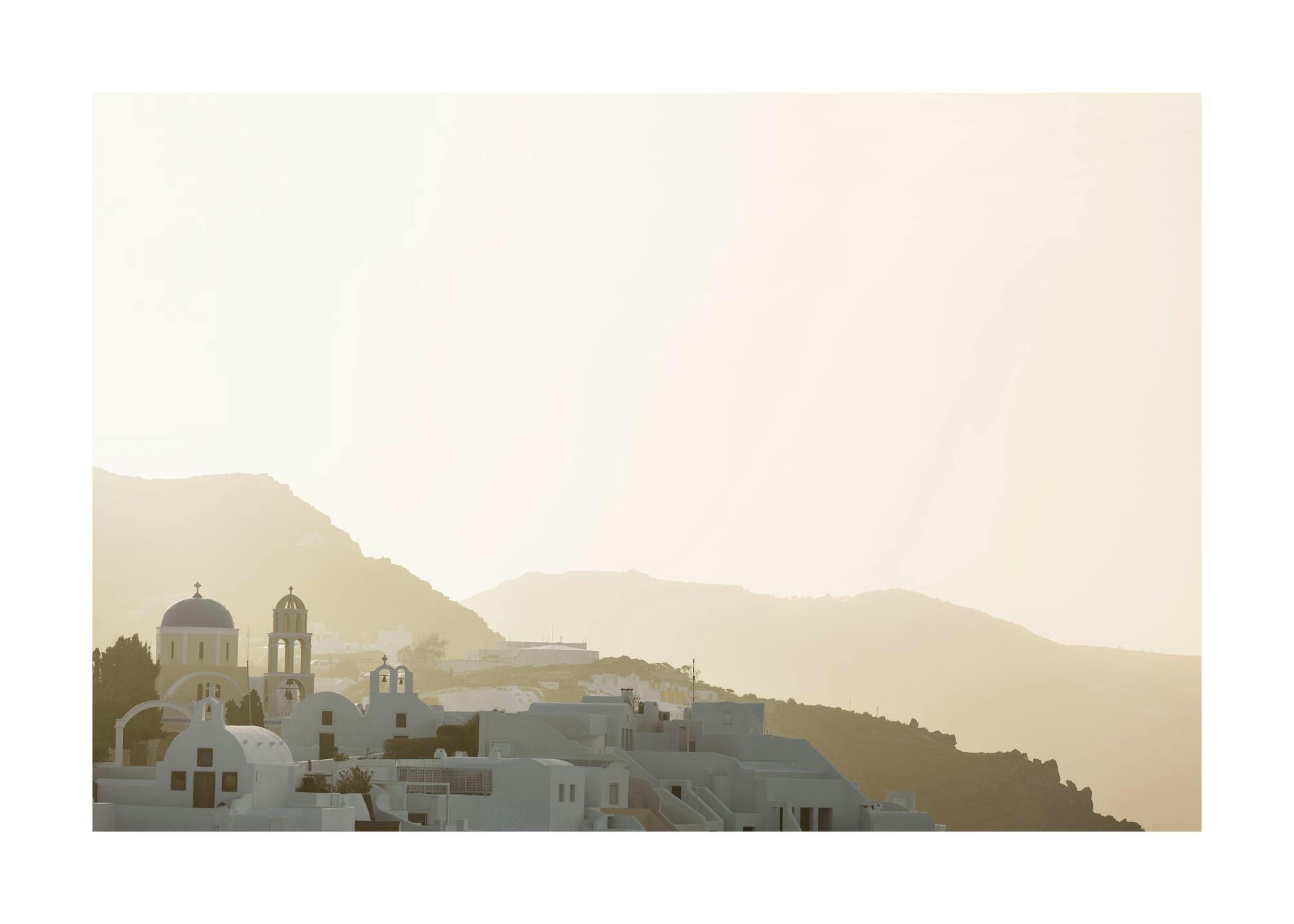 Oia Morning Breeze Poster 0