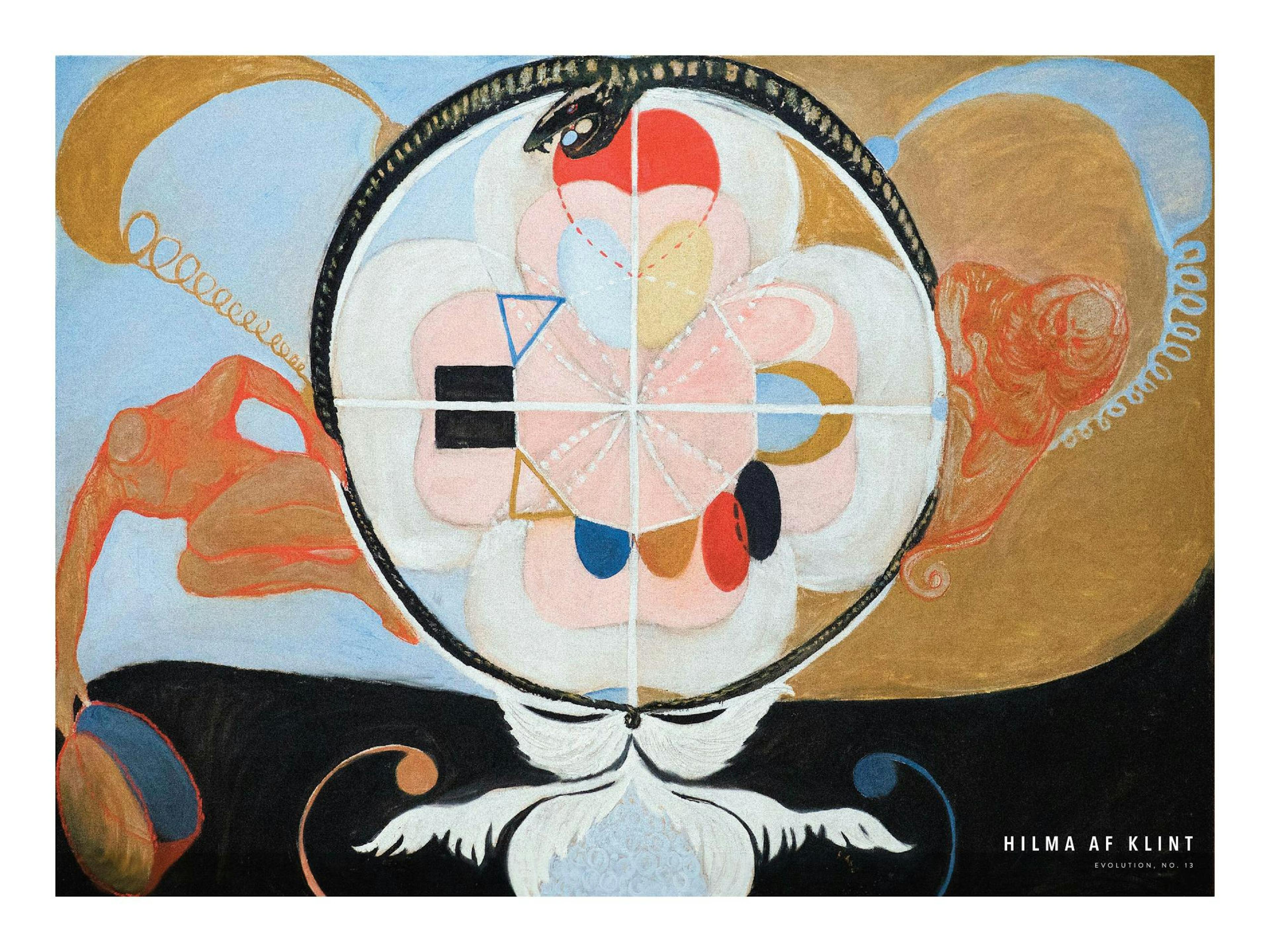 Print - Evolution, No.13 by Hilma af Klint