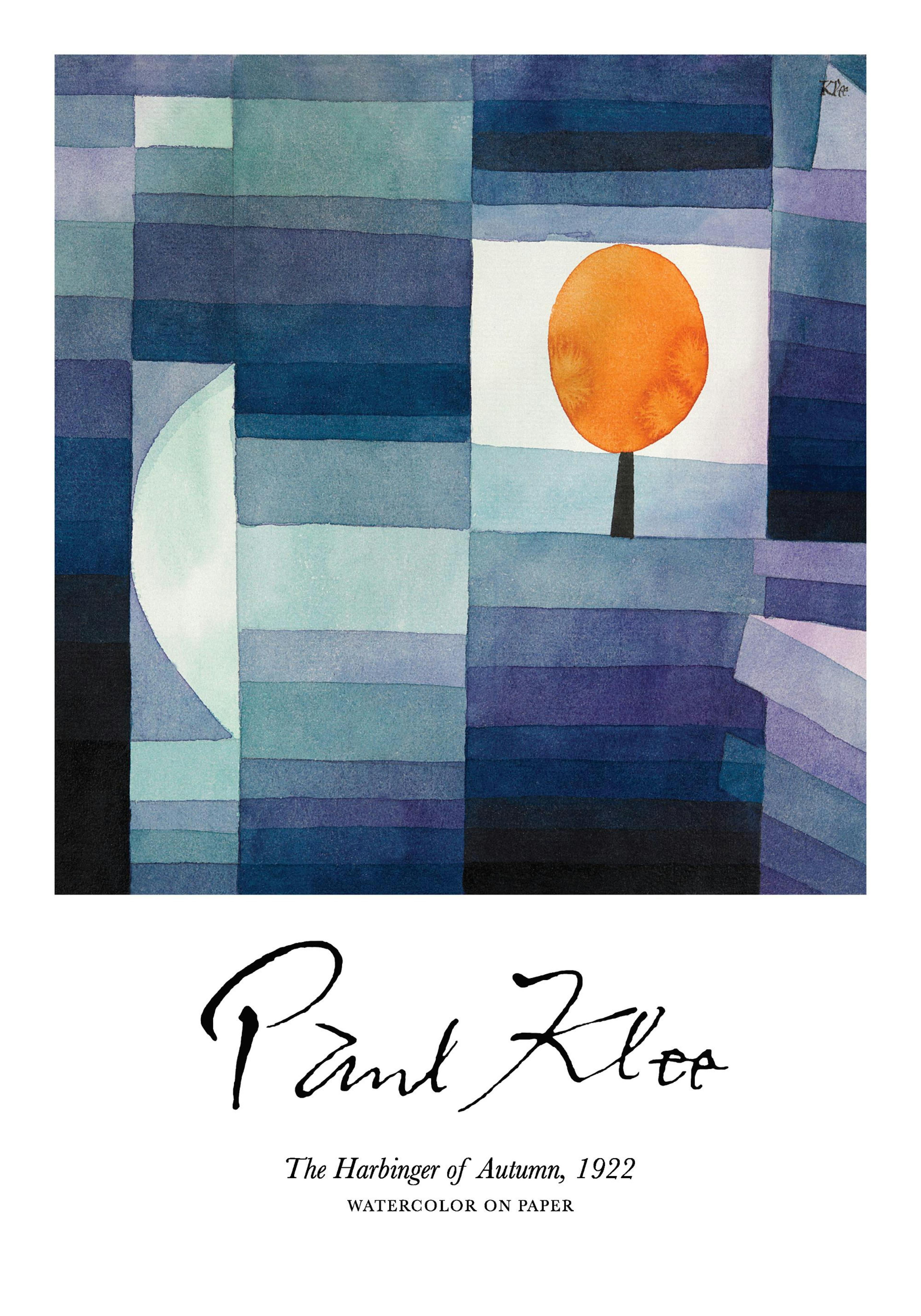 Paul Klee - The Harbinger of Autumn Print
