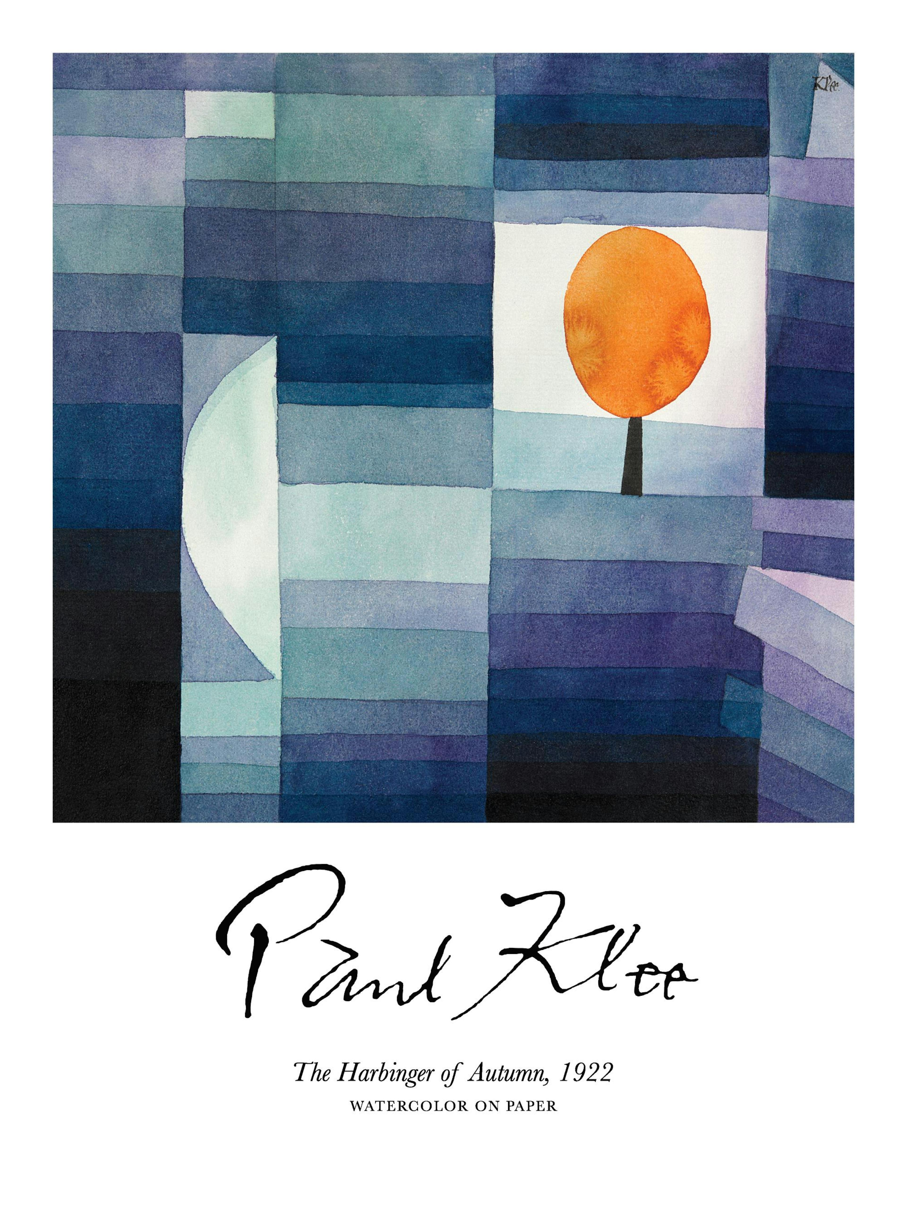 Paul Klee - The Harbinger of Autumn Print
