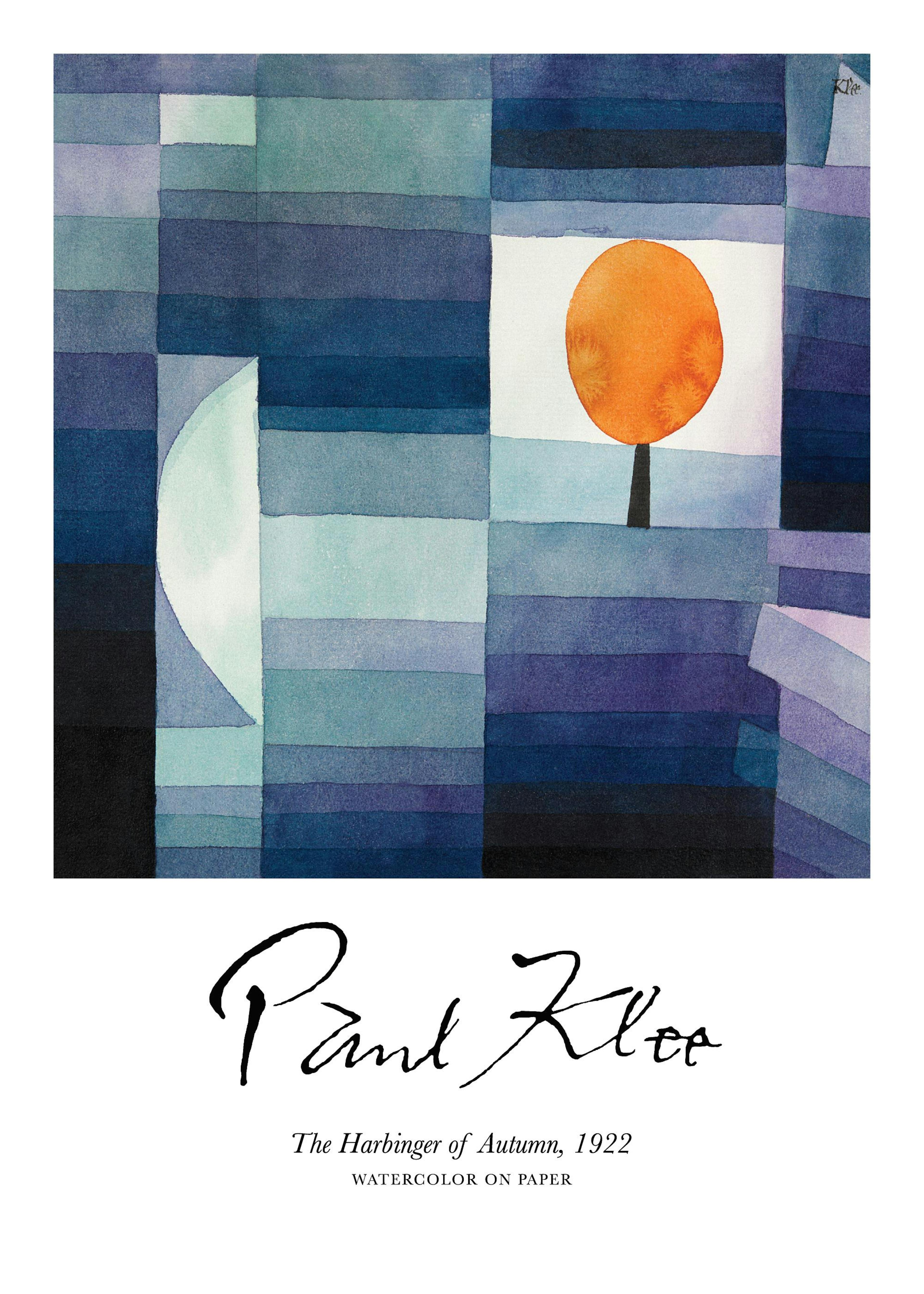 Paul Klee - The Harbinger of Autumn Poster 0