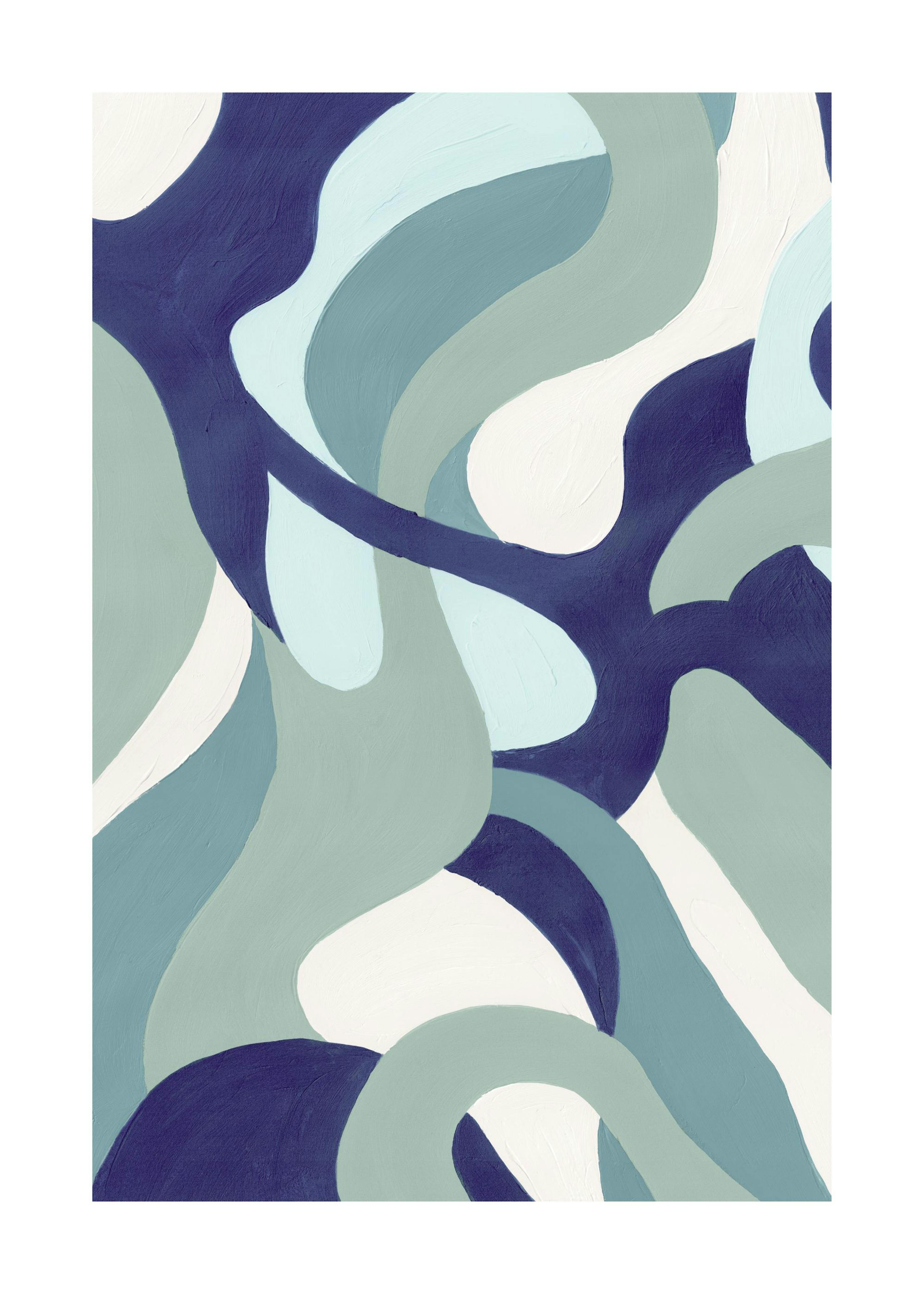 Acrylic Organic Paths Poster 0