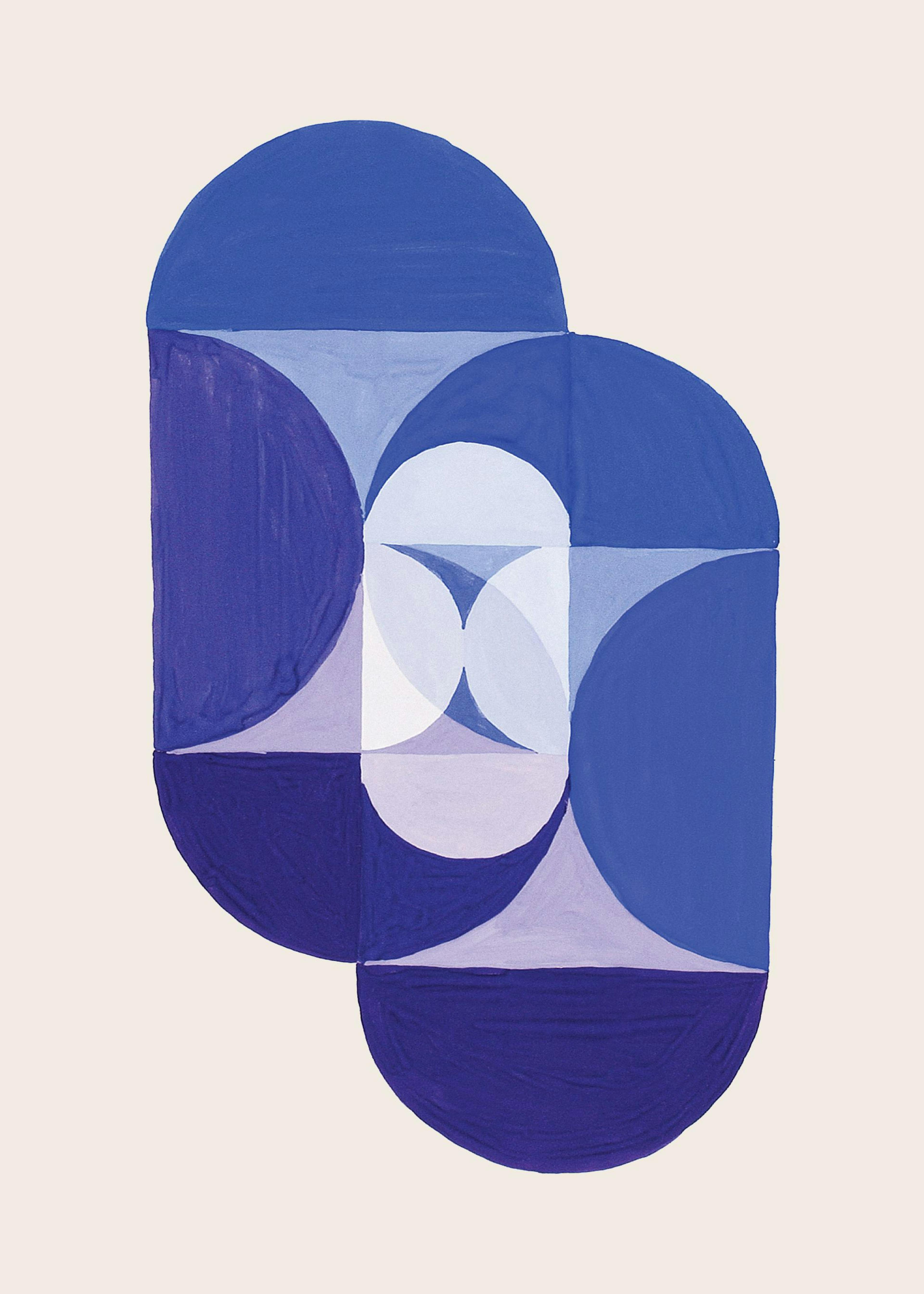 Joseph Schillinger - Key Blue Poster 0