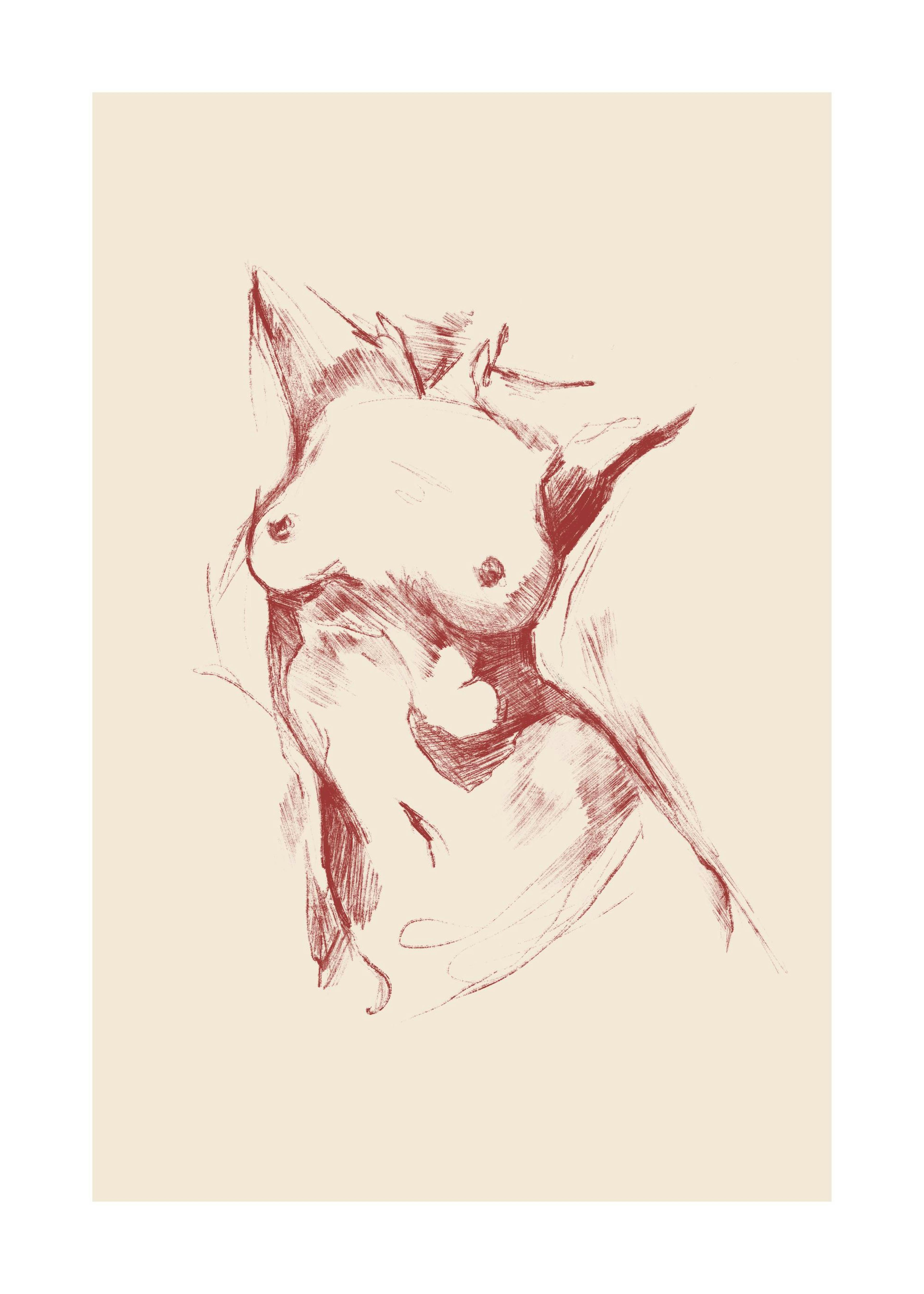 Body Sketch Print