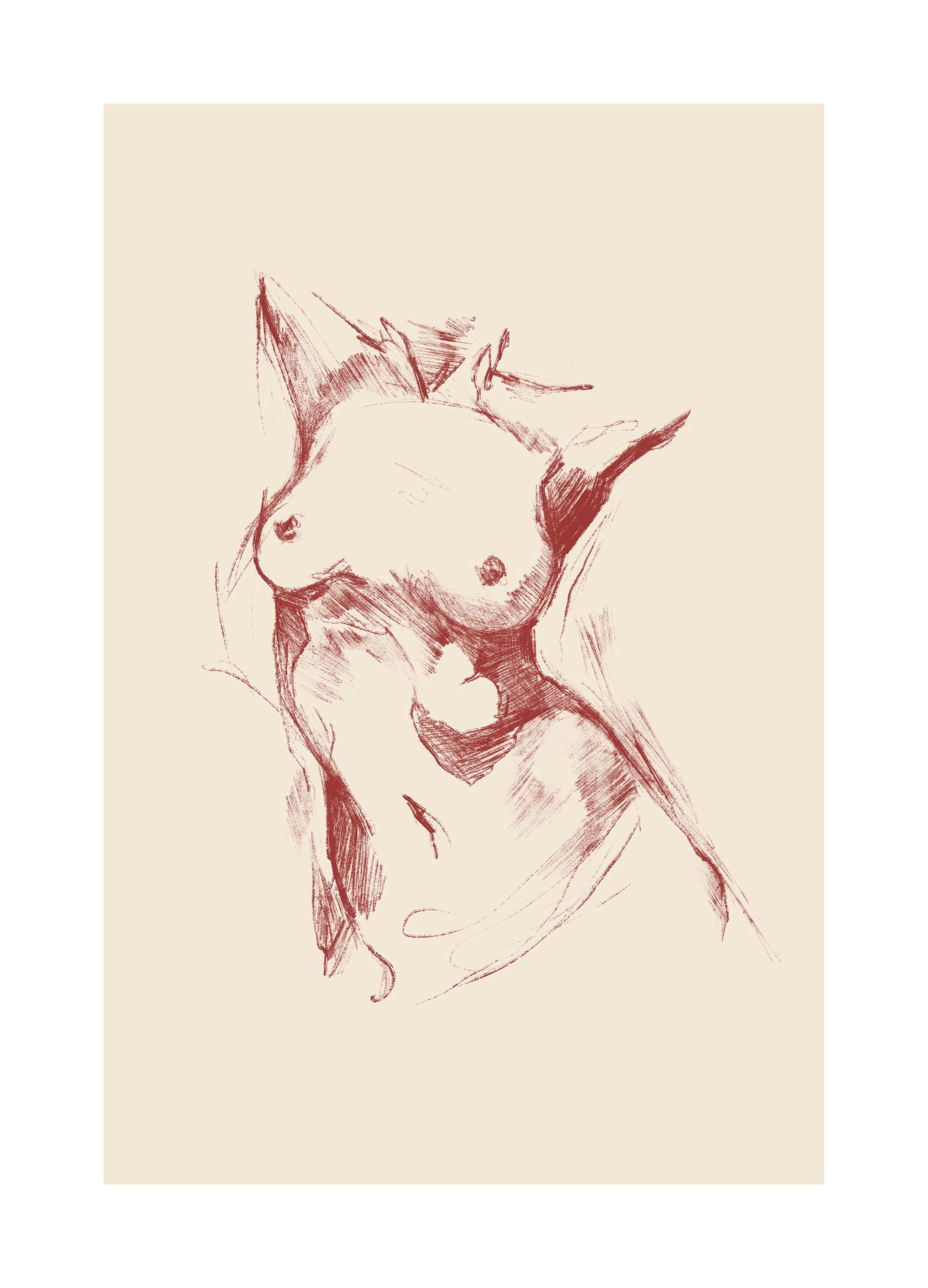 Body Sketch Plakat (50x70 cm)