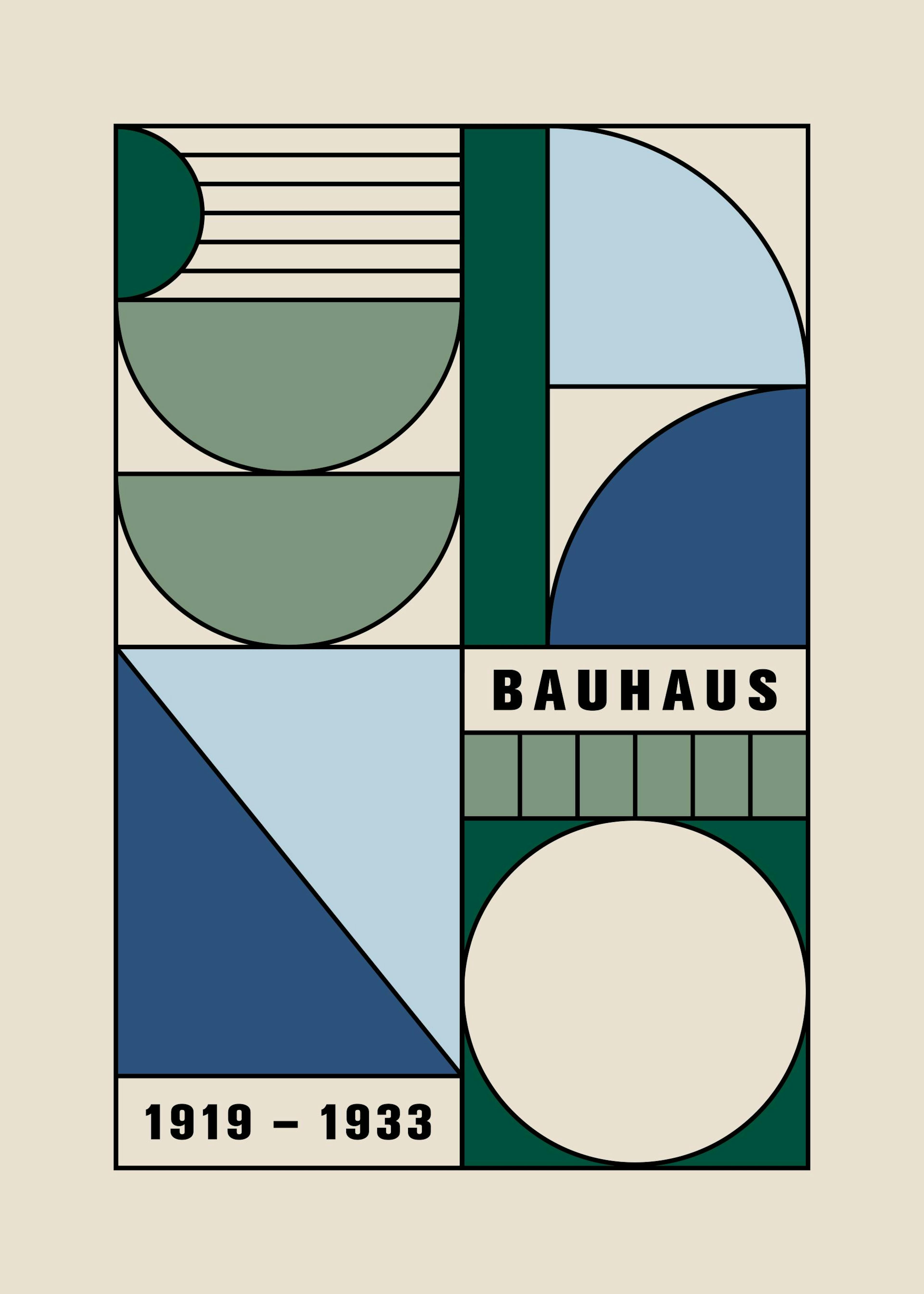 Bauhaus Composition Print 0