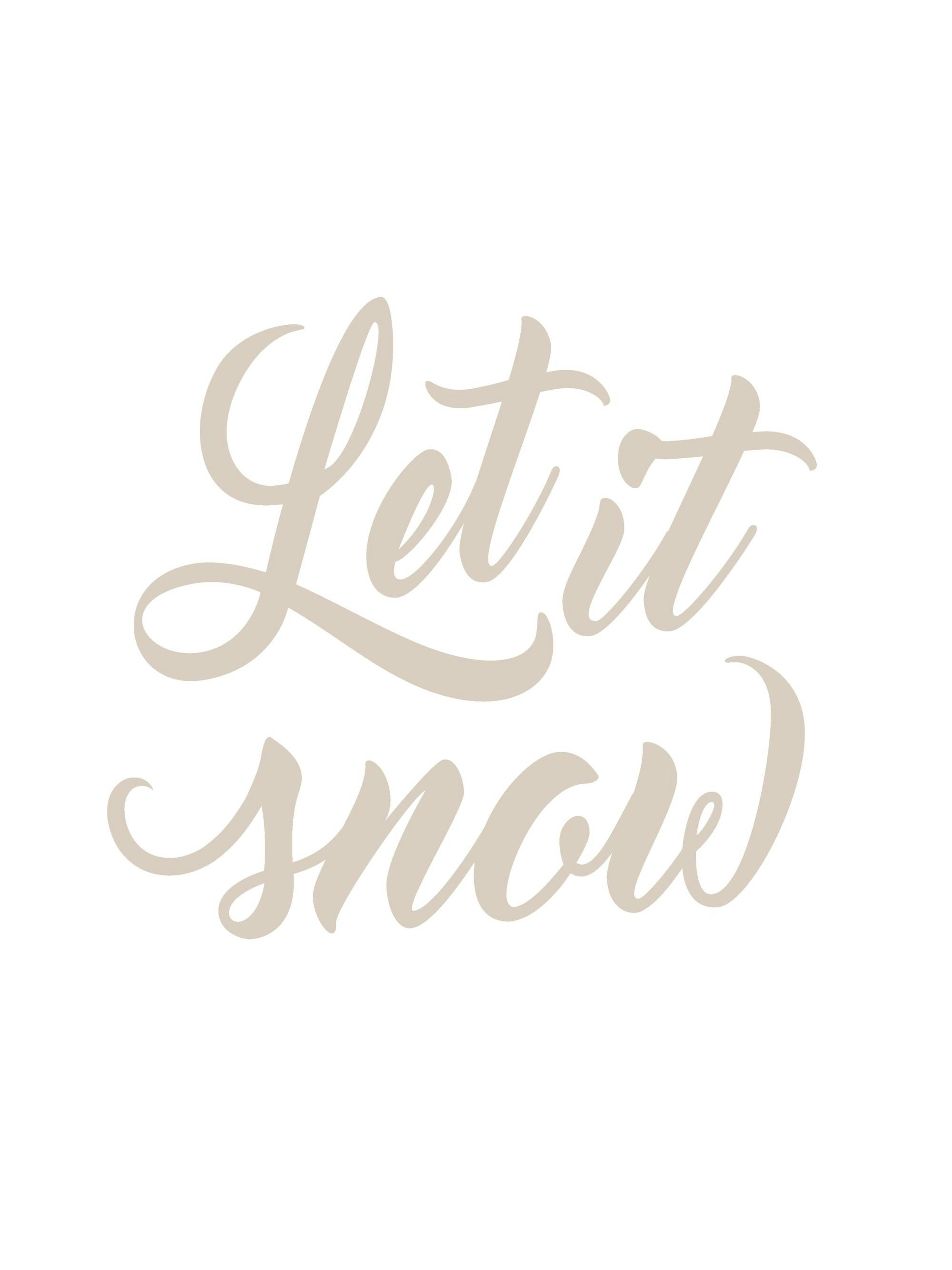 Let it Snow Print 0