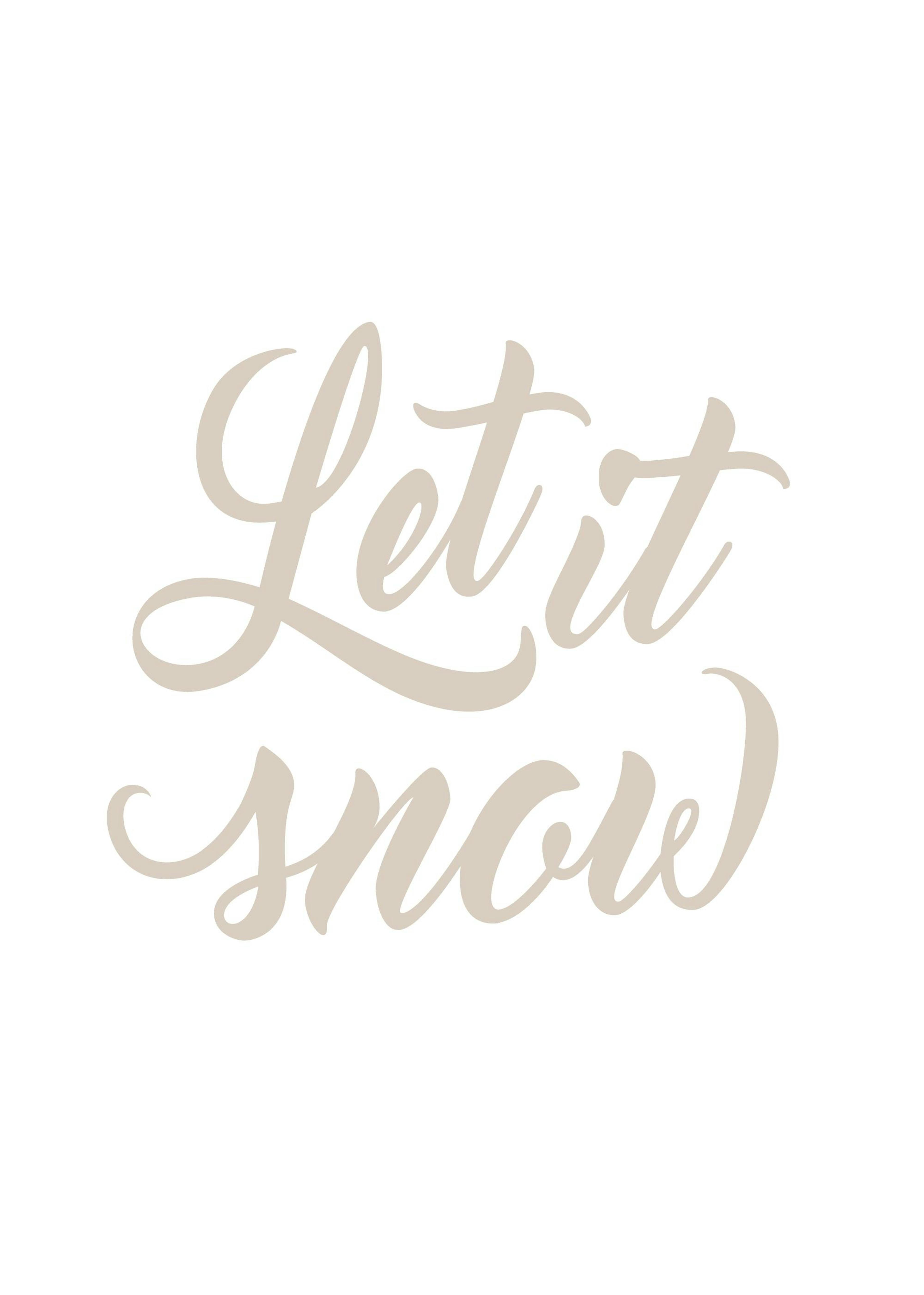 Let it Snow Print 0