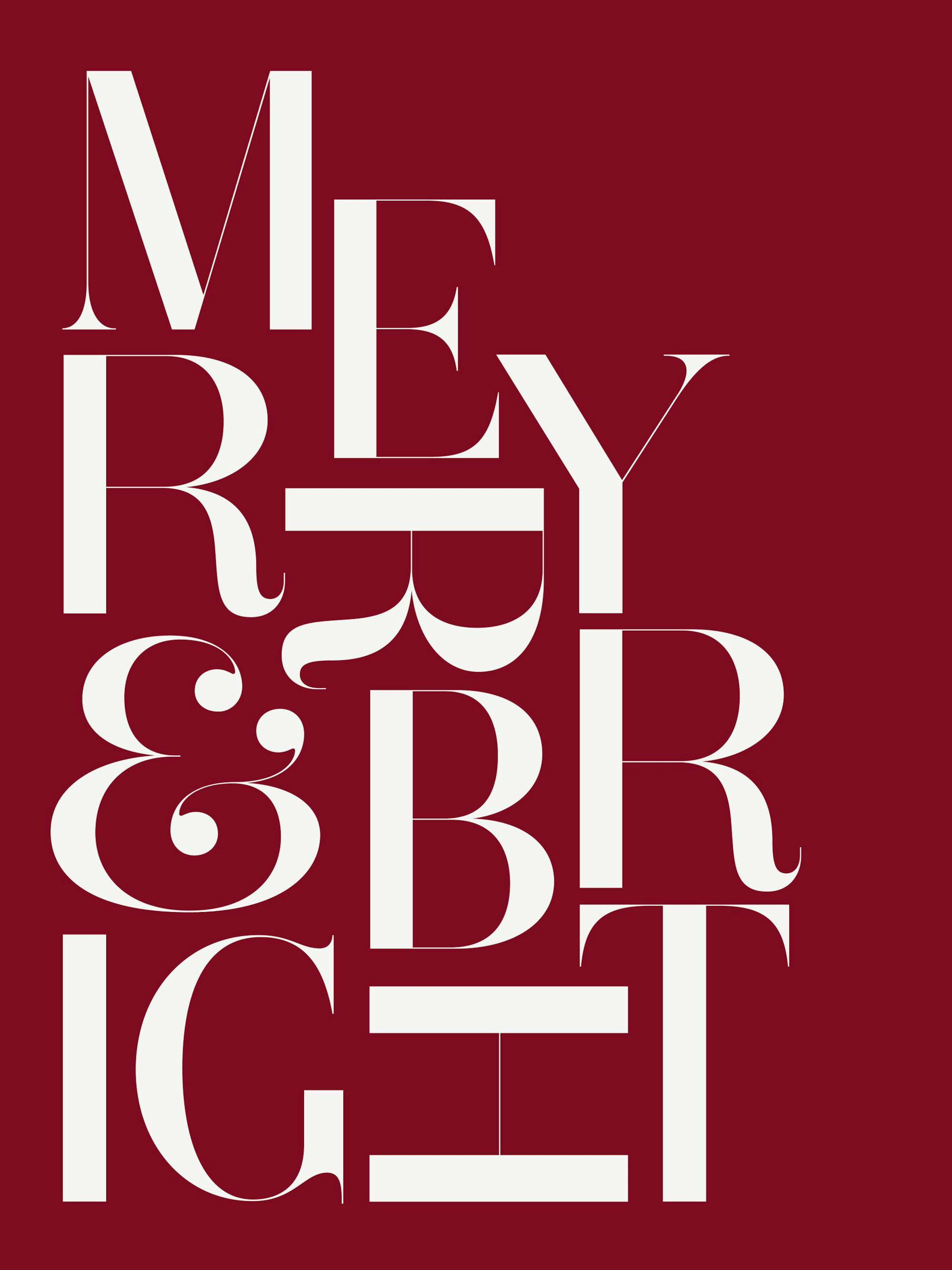 Merry and Bright Print 0