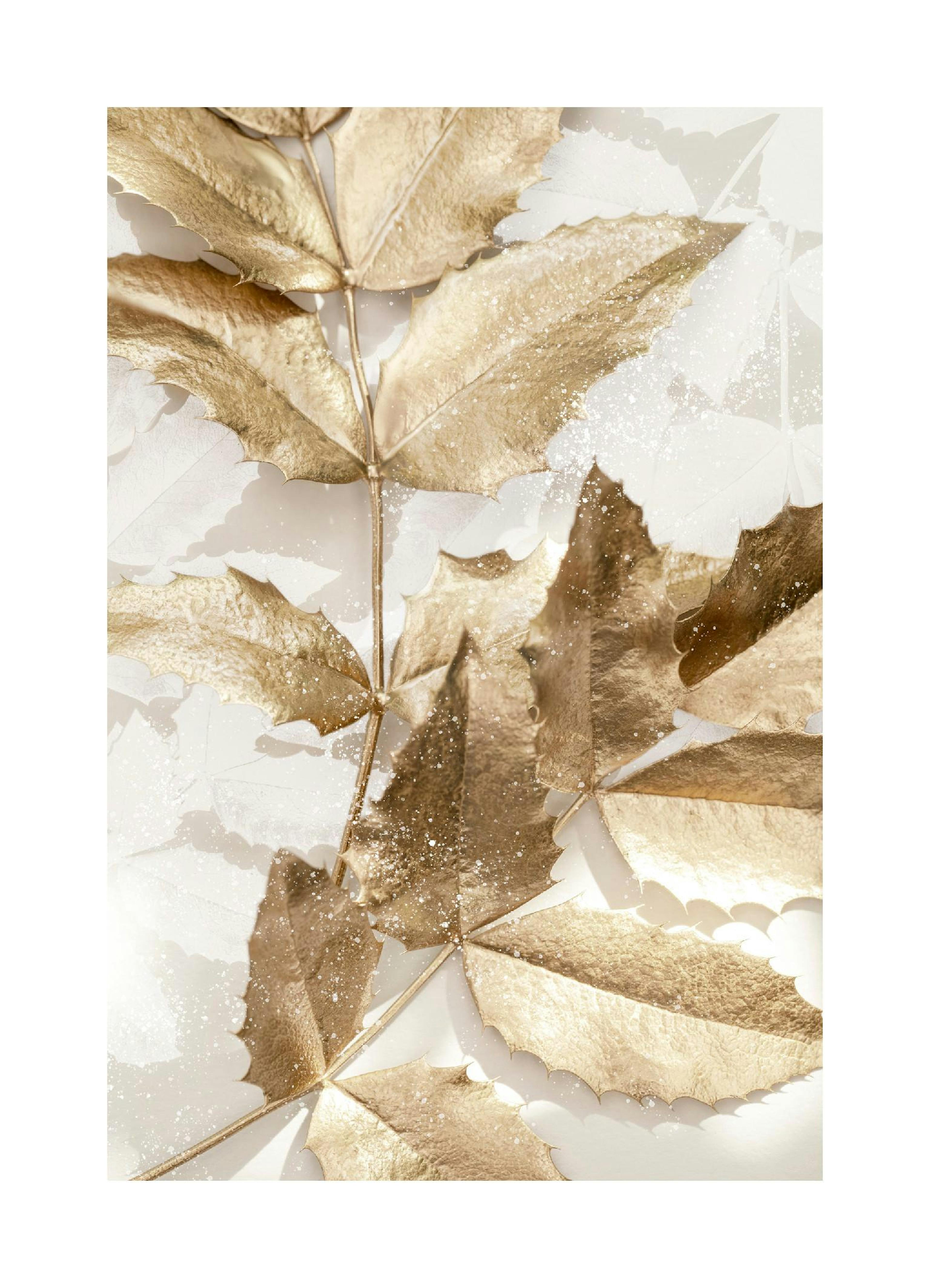 Golden Leaves No1 Print