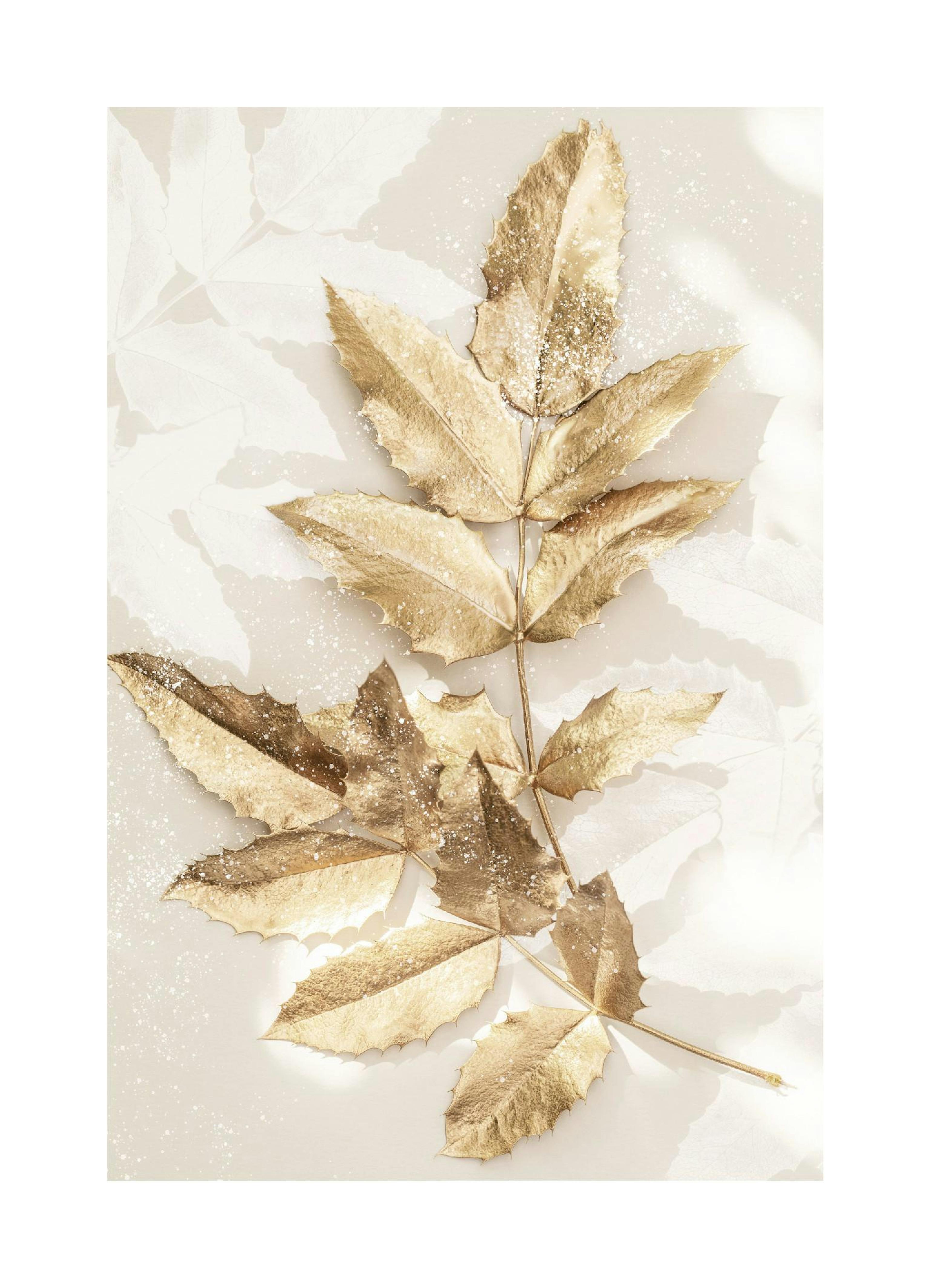 Golden Leaves No2 Poster