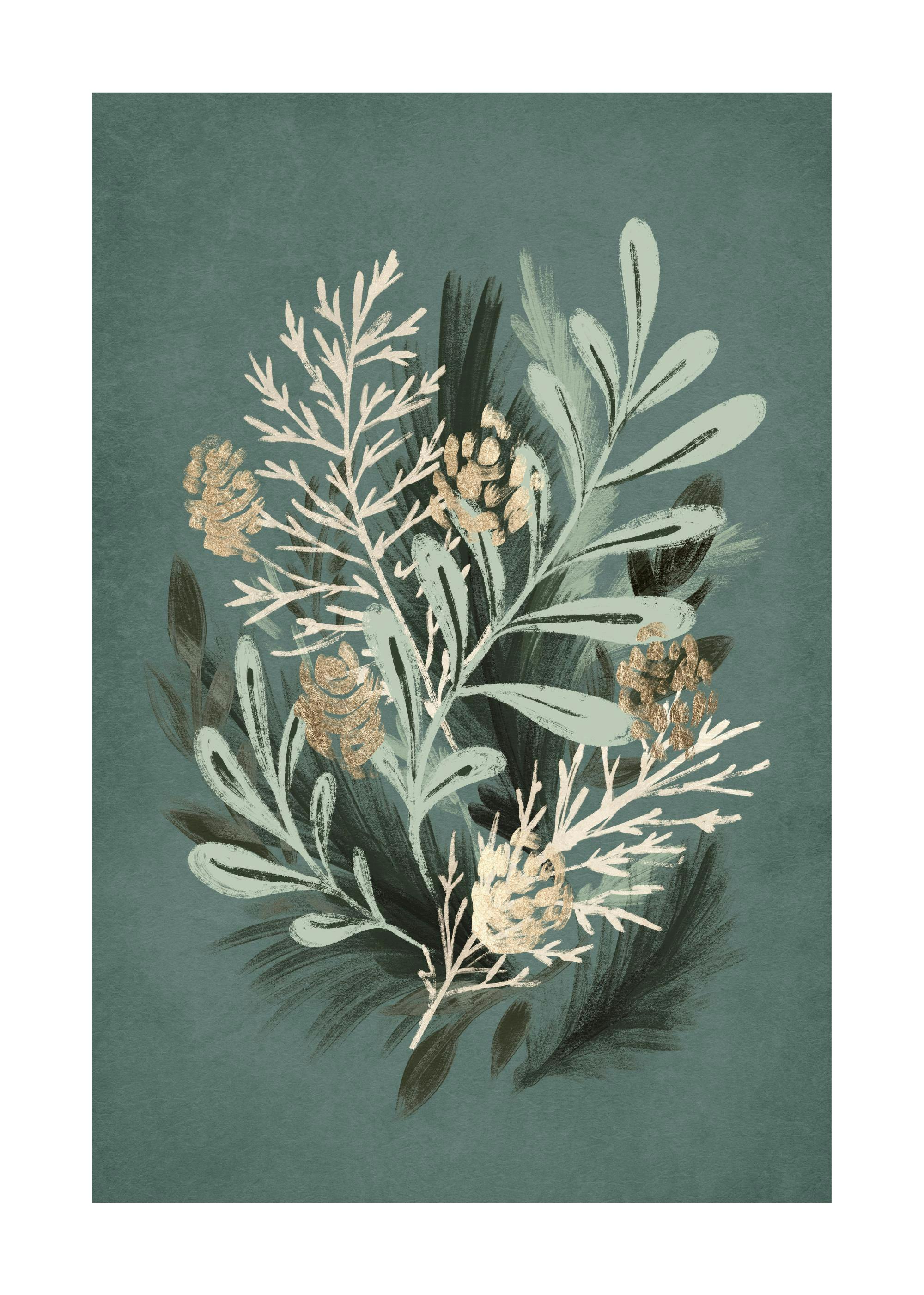 Holiday Botanical Poster 0