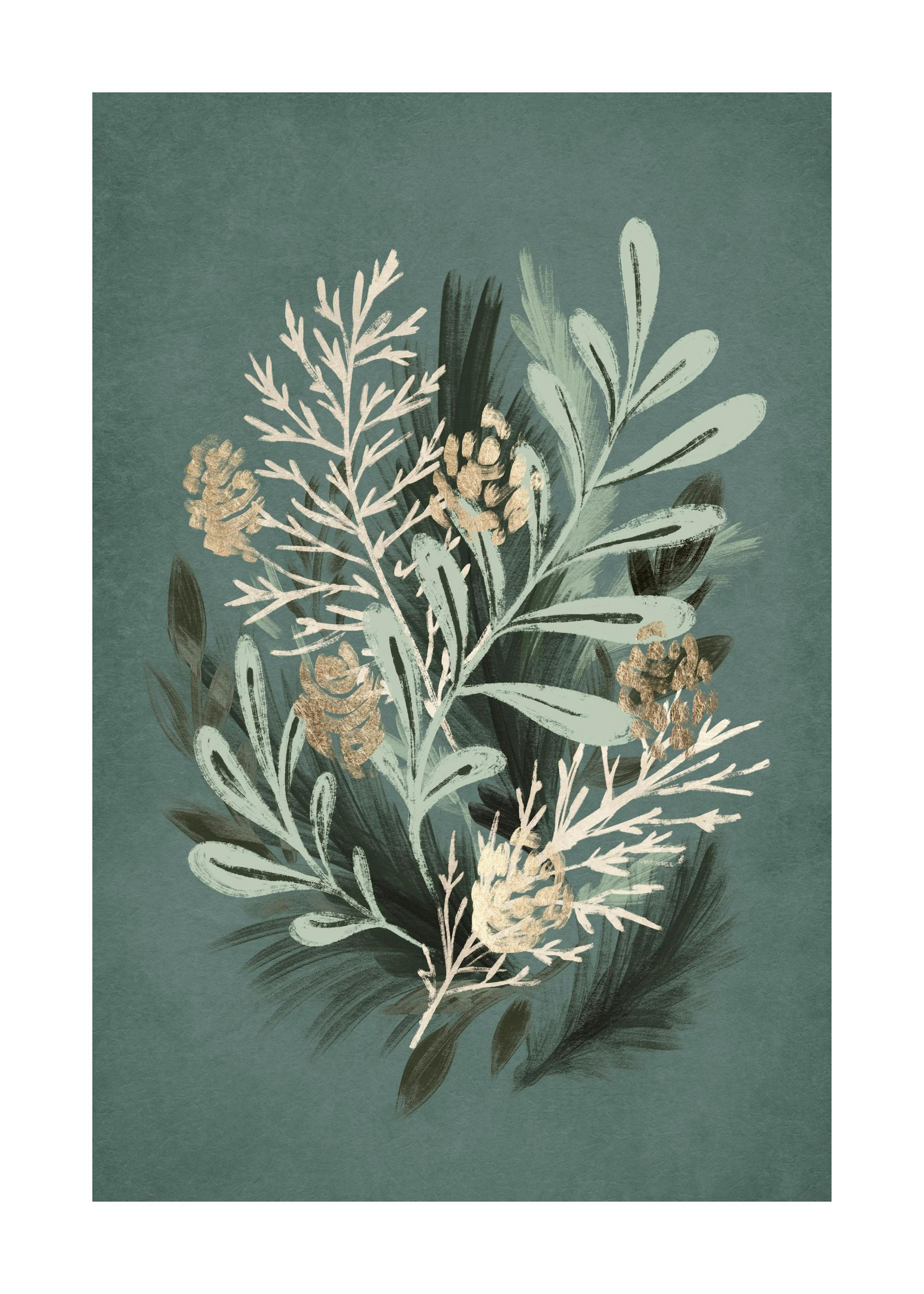 Holiday Botanical Print 0