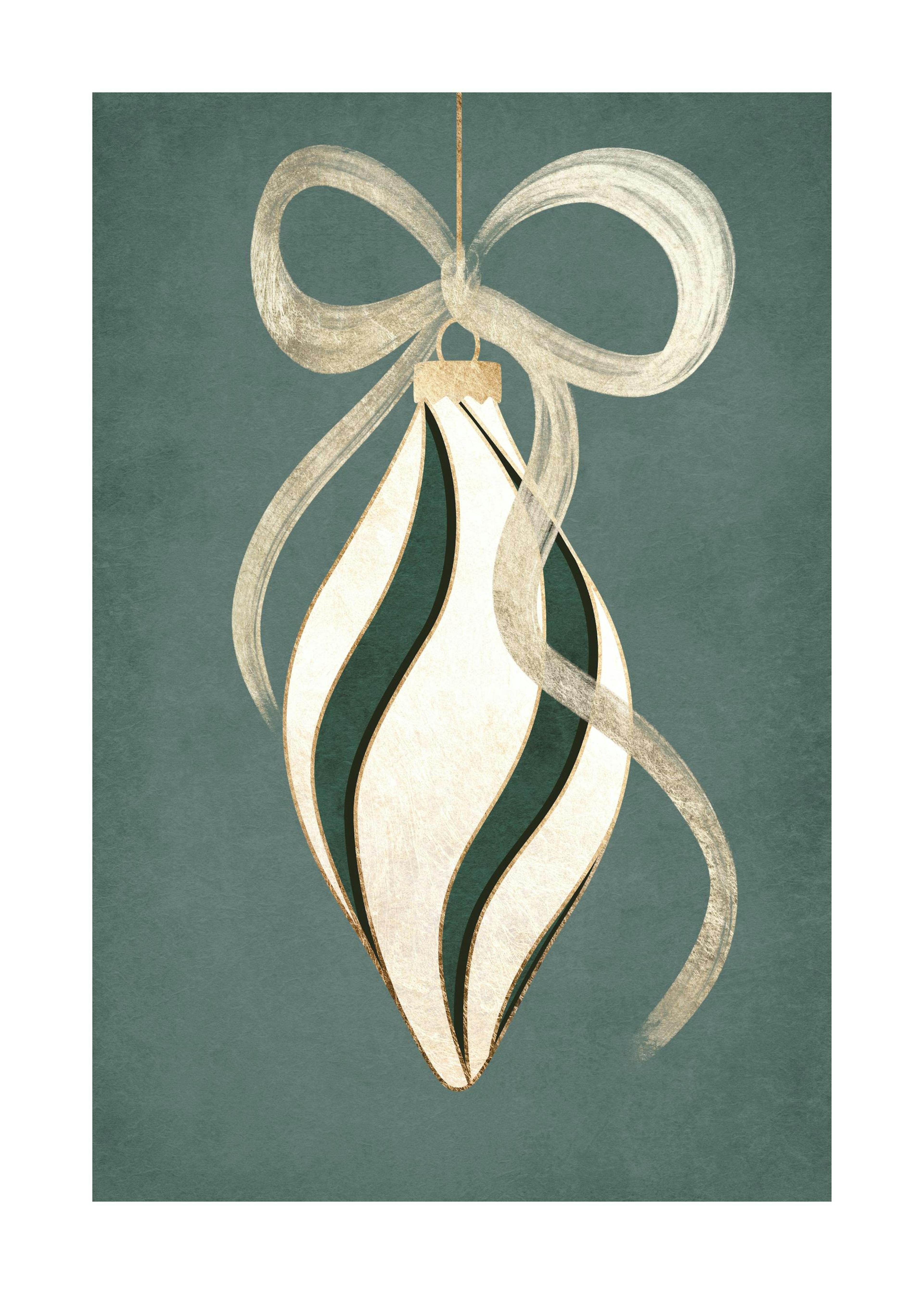 Bauble in Green Plakat 0