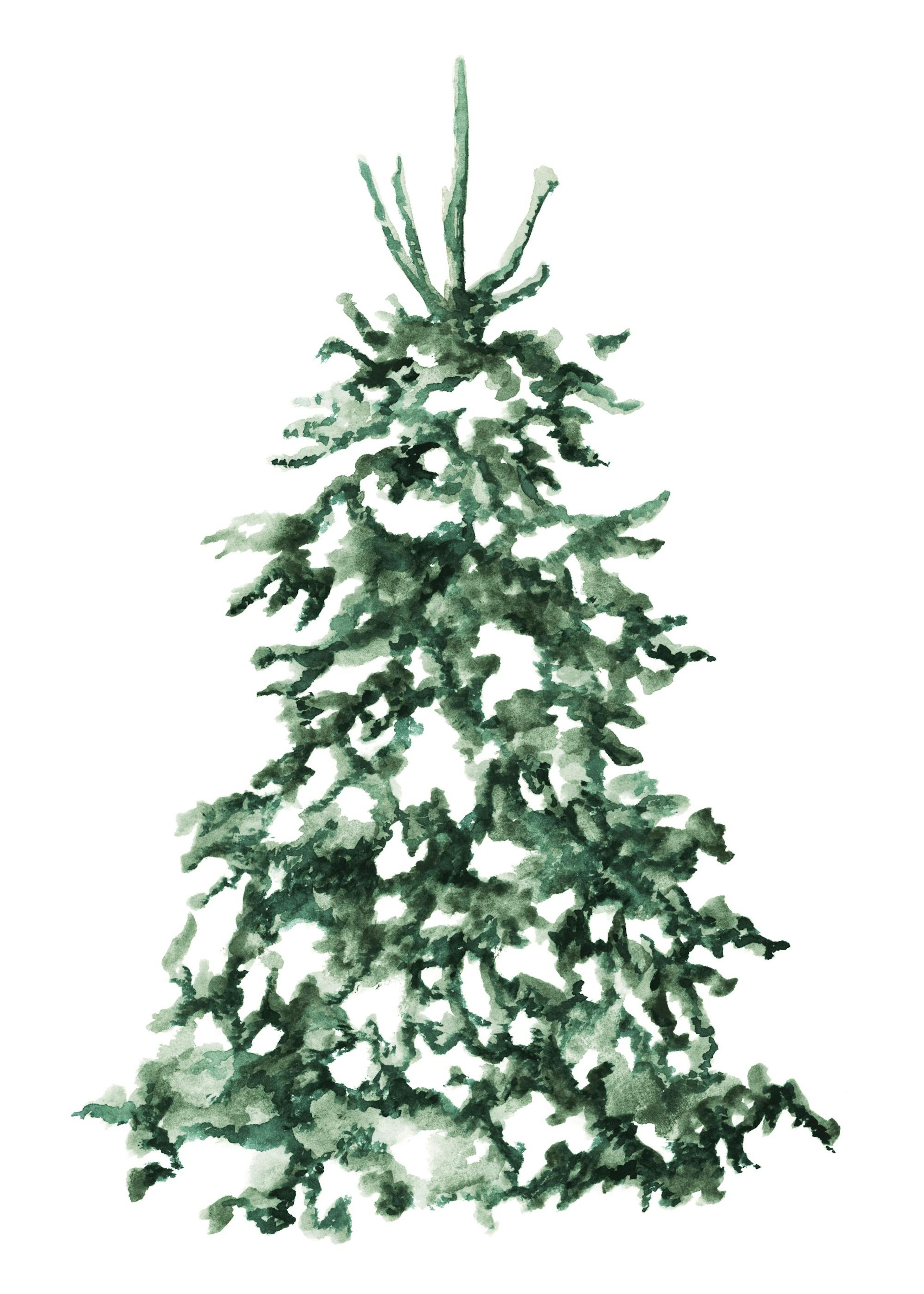 Holiday Tree Print