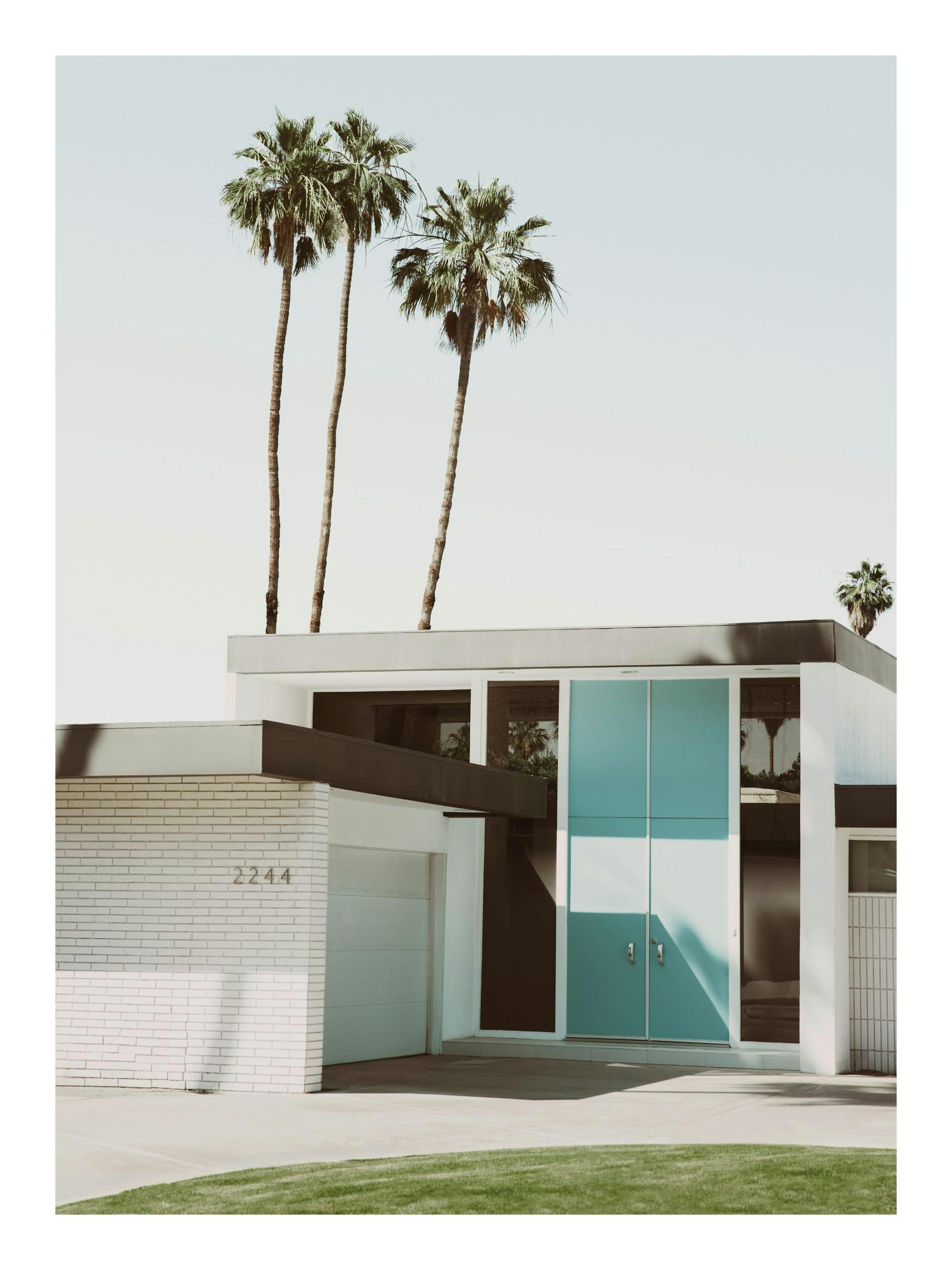Mid Century Villa Poster