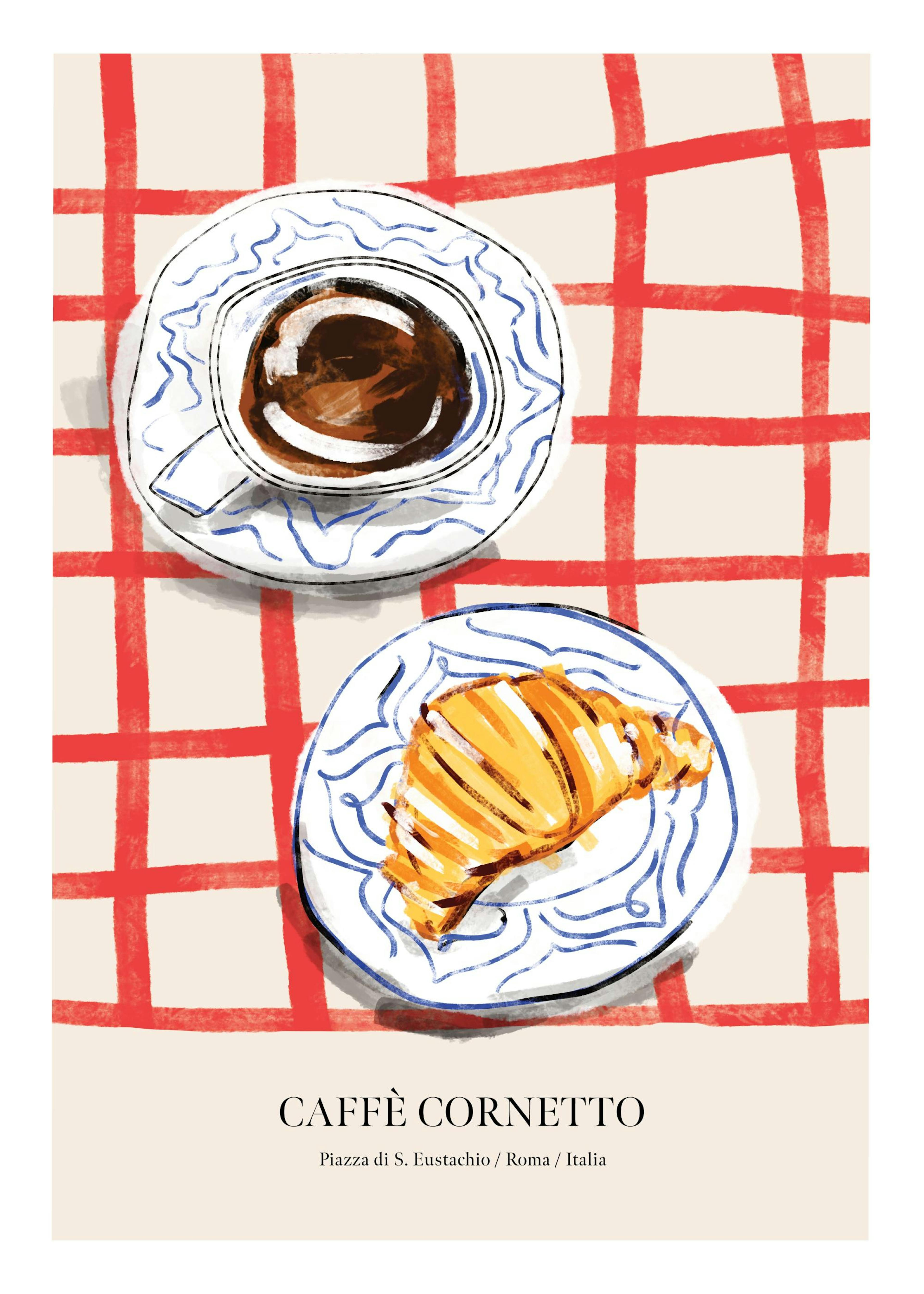 Caffè Cornetto Affiche 0