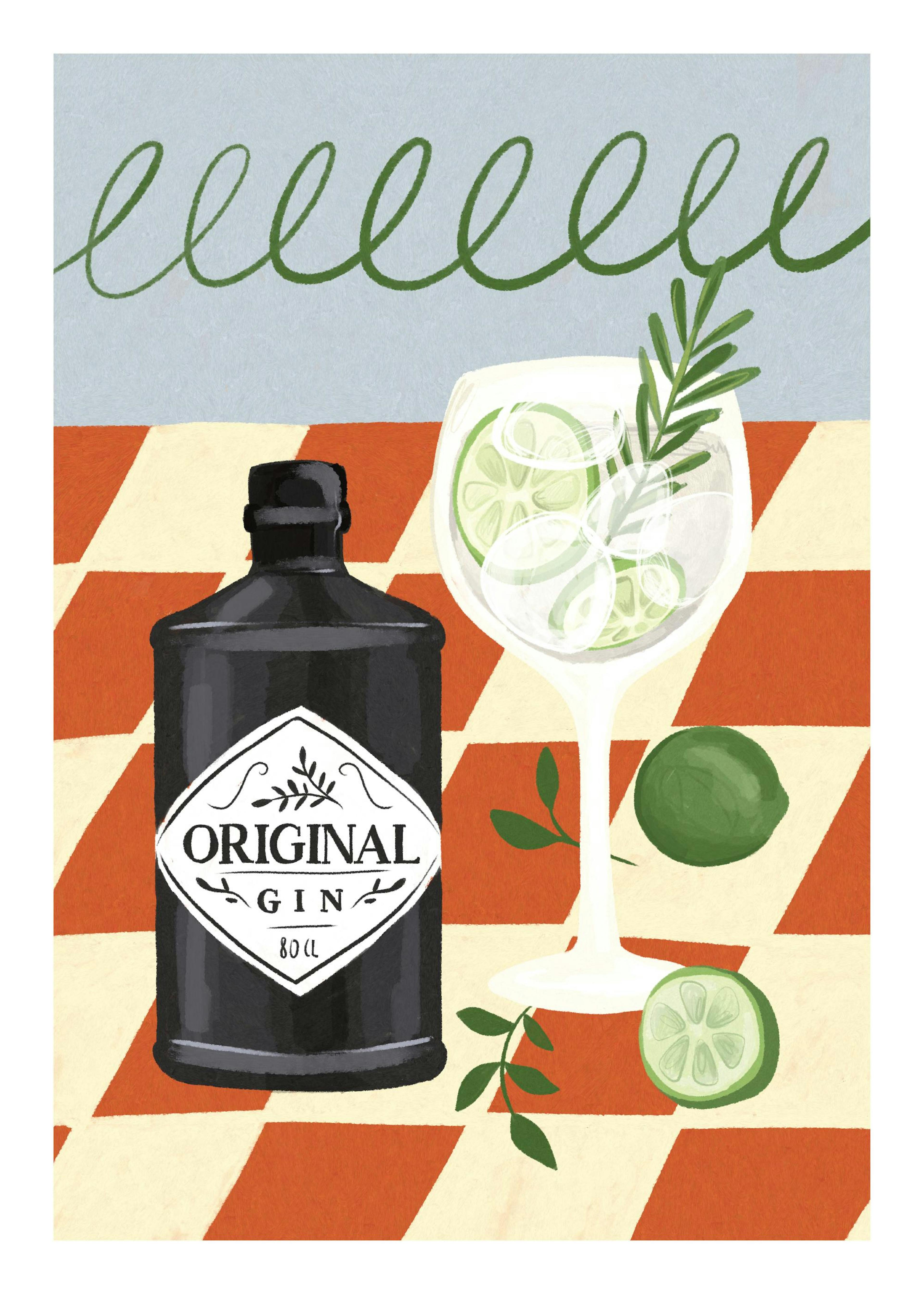 Original Gin Poster 0