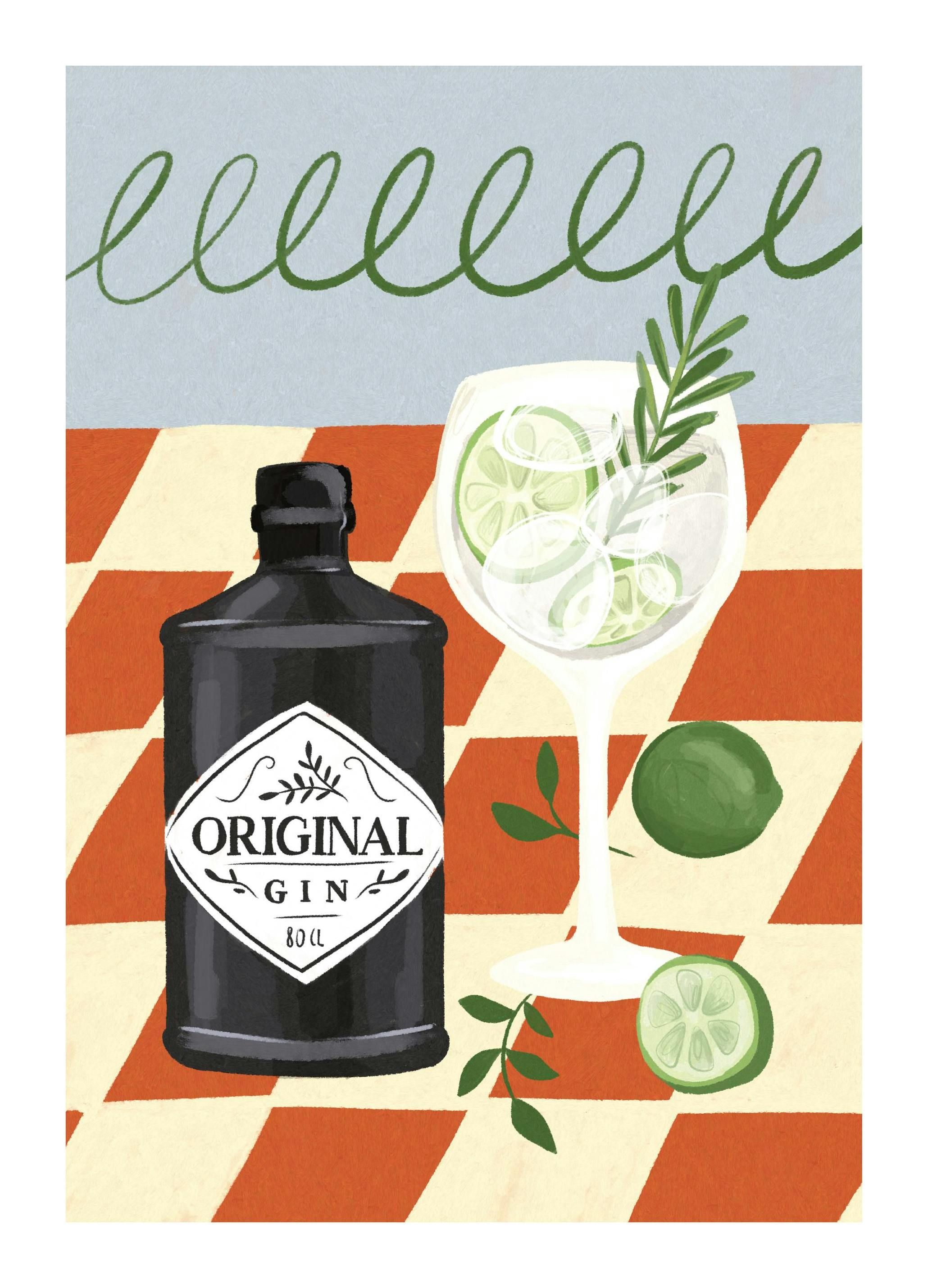 Original Gin Affiche (50x70 cm)