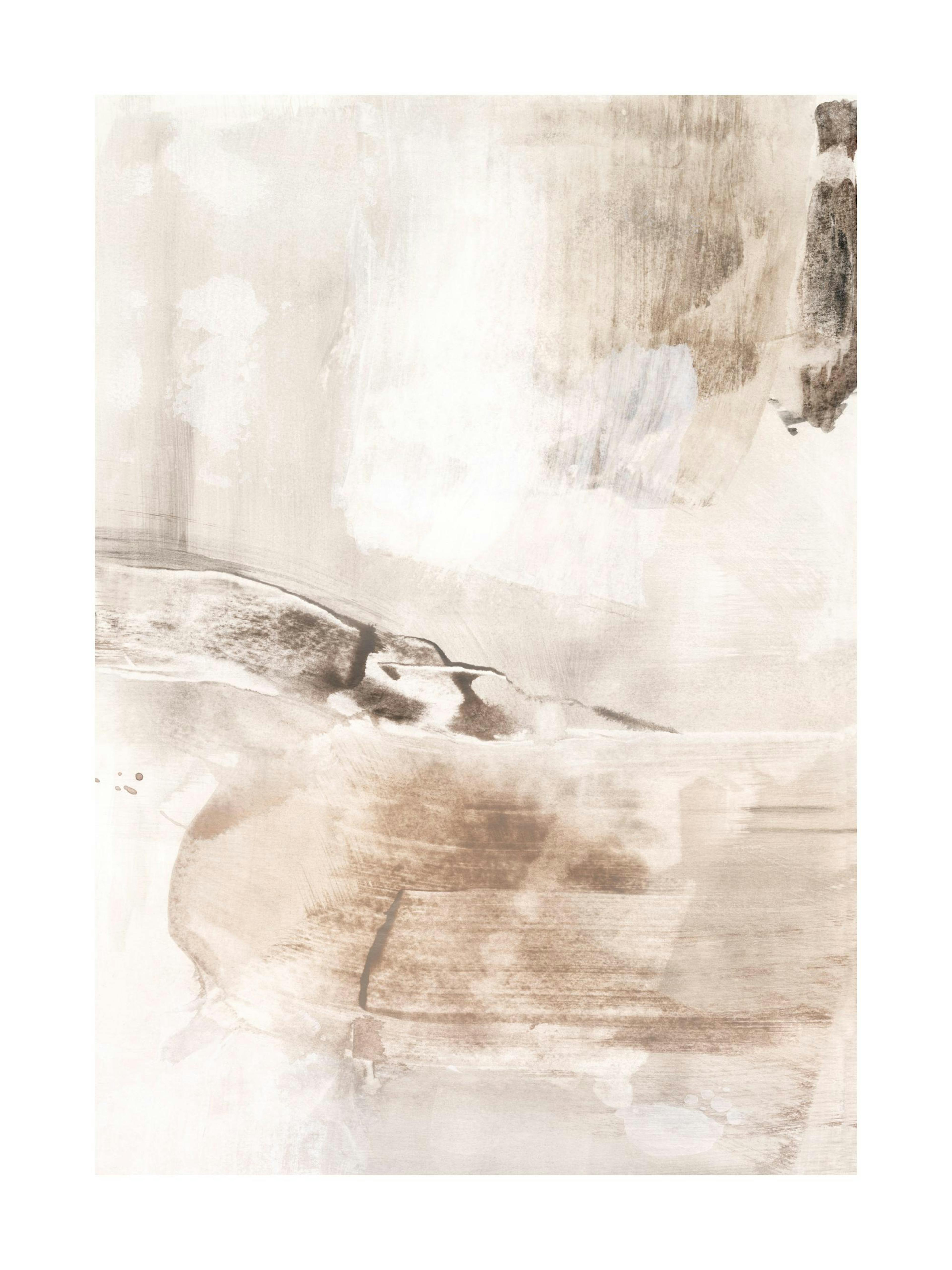 Soft Beige Painting No2 Poster