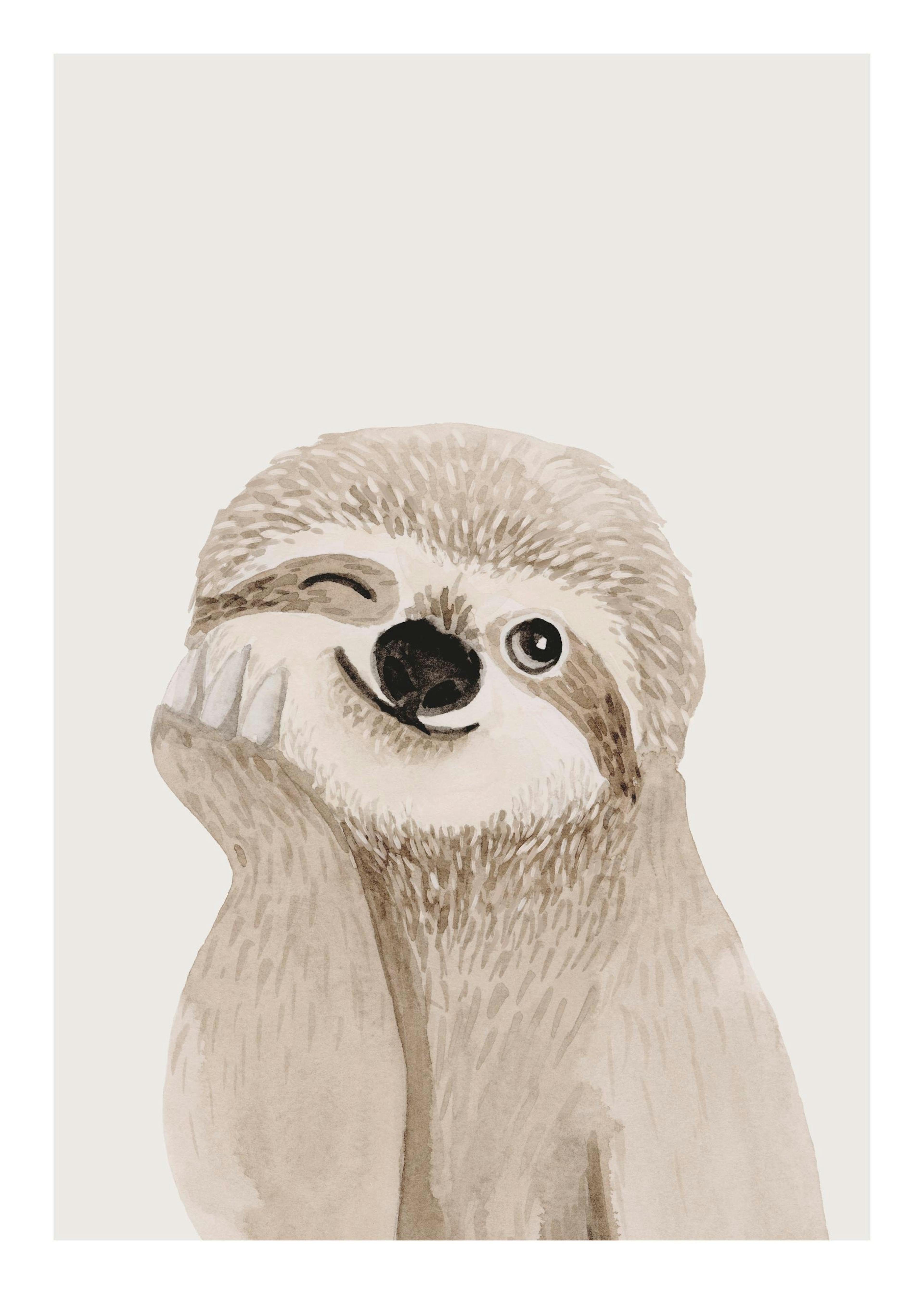 Cheeky Sloth Affiche 0
