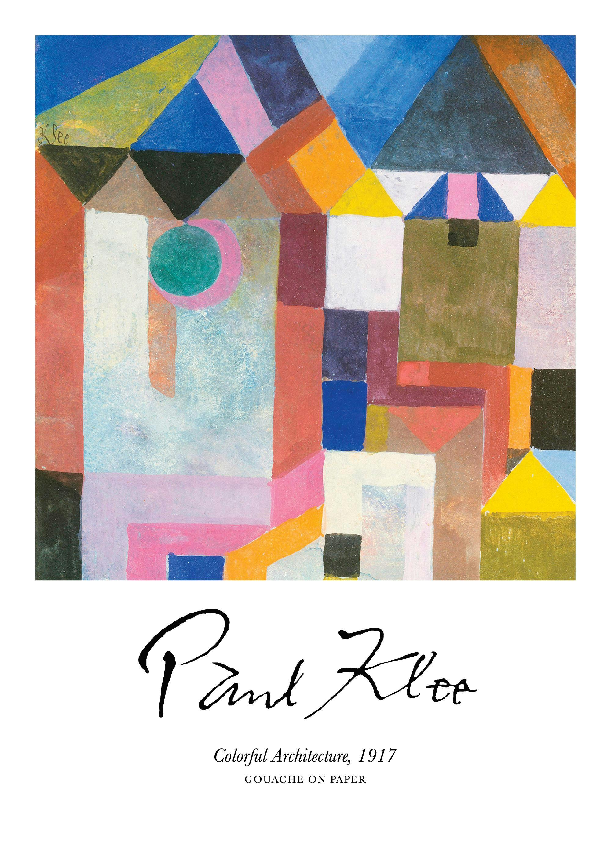 Paul Klee - Colorful Architecture Print 0
