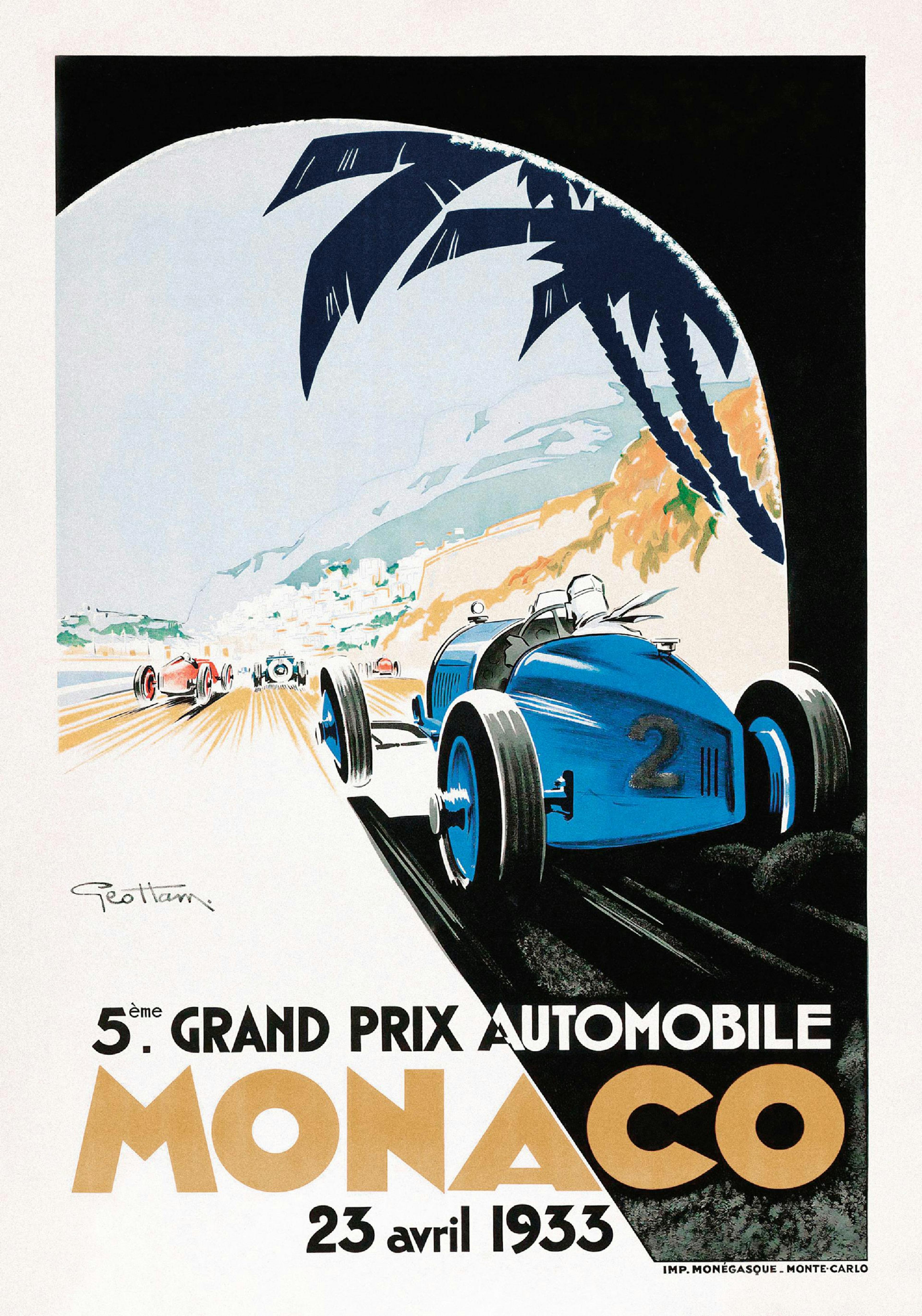 Monaco Grand Prix Poster