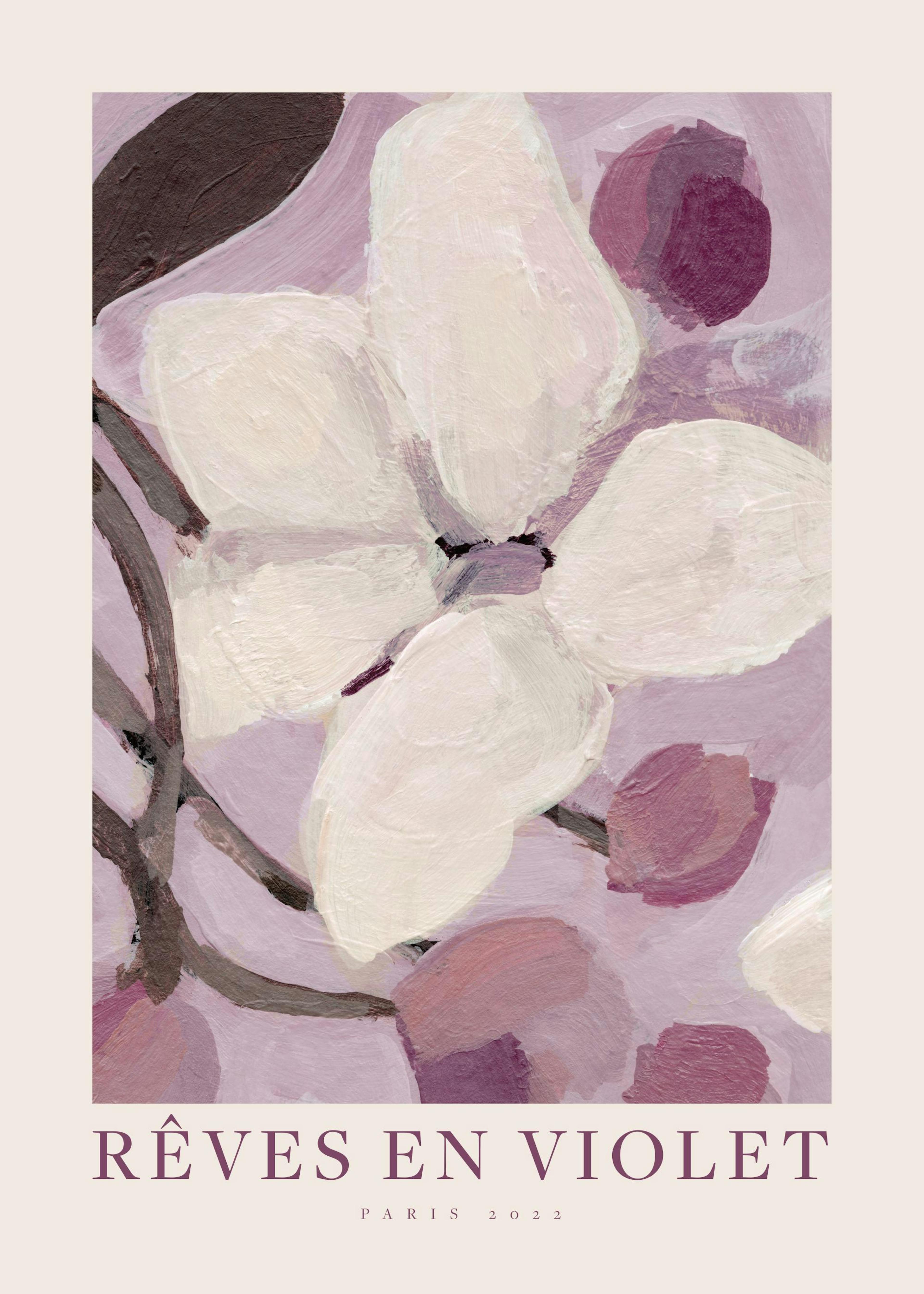 Rêves en Violet Print 0