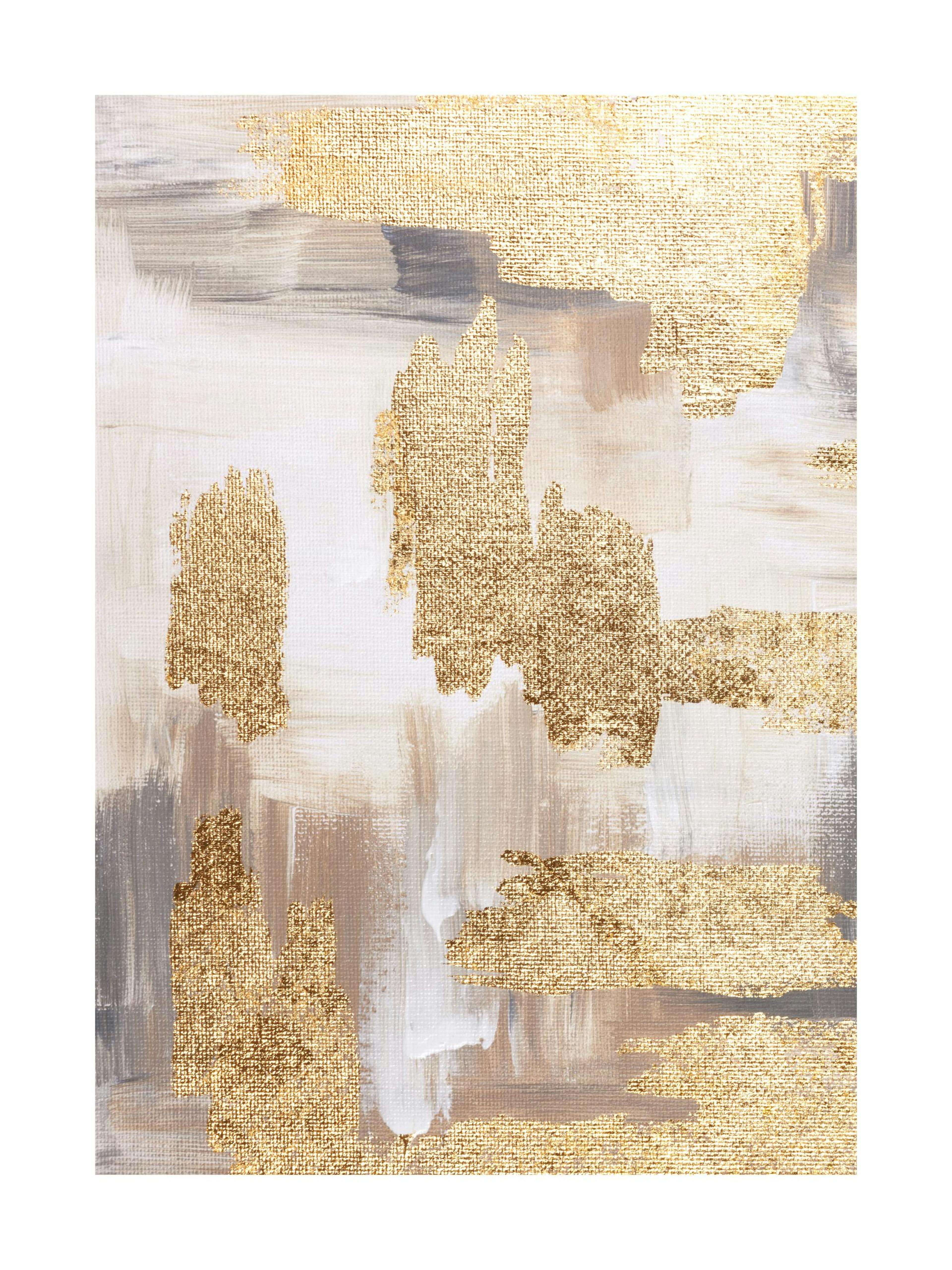 Golden Painting No1 Poster