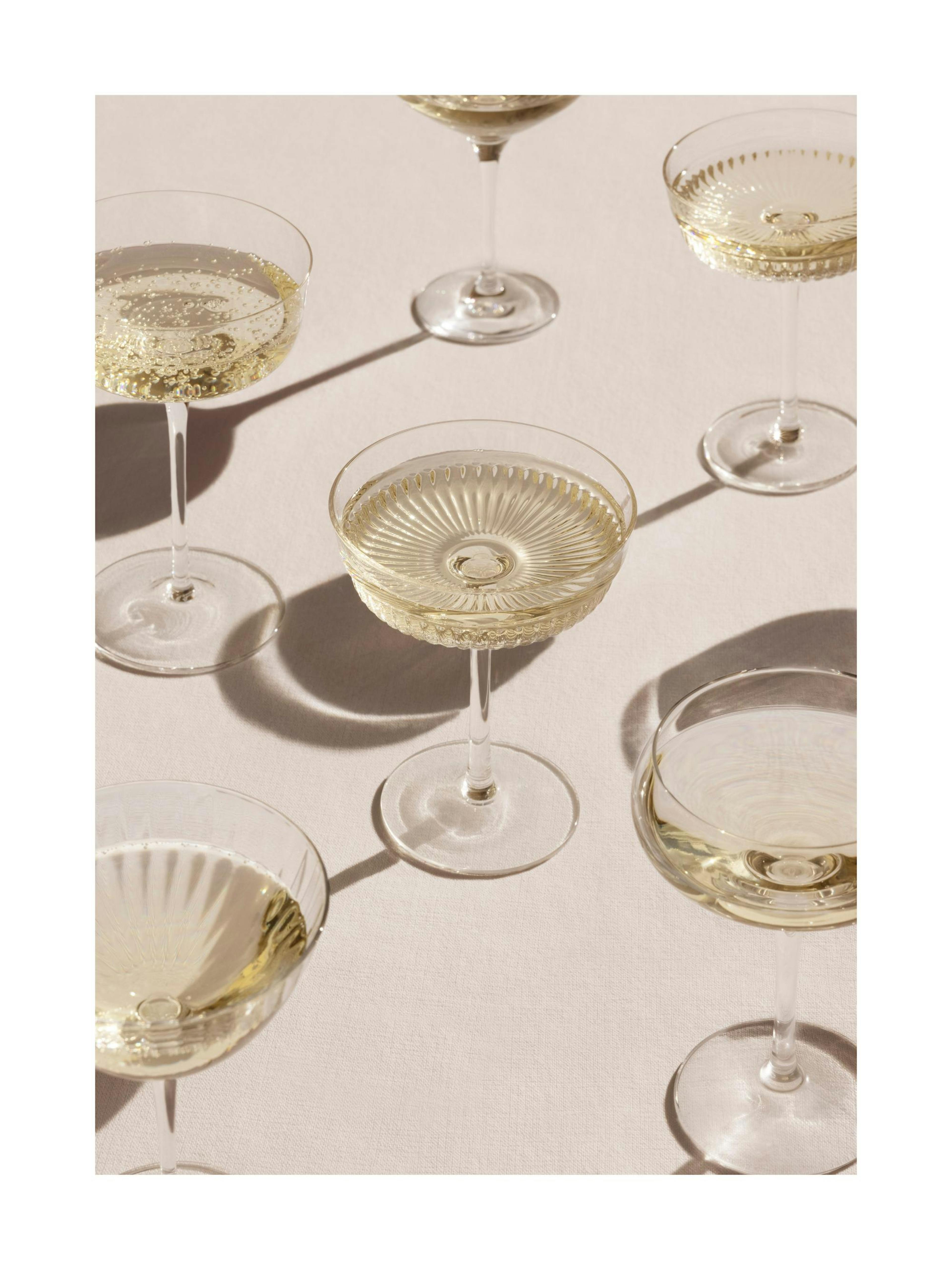 Glasses of Champagne Print
