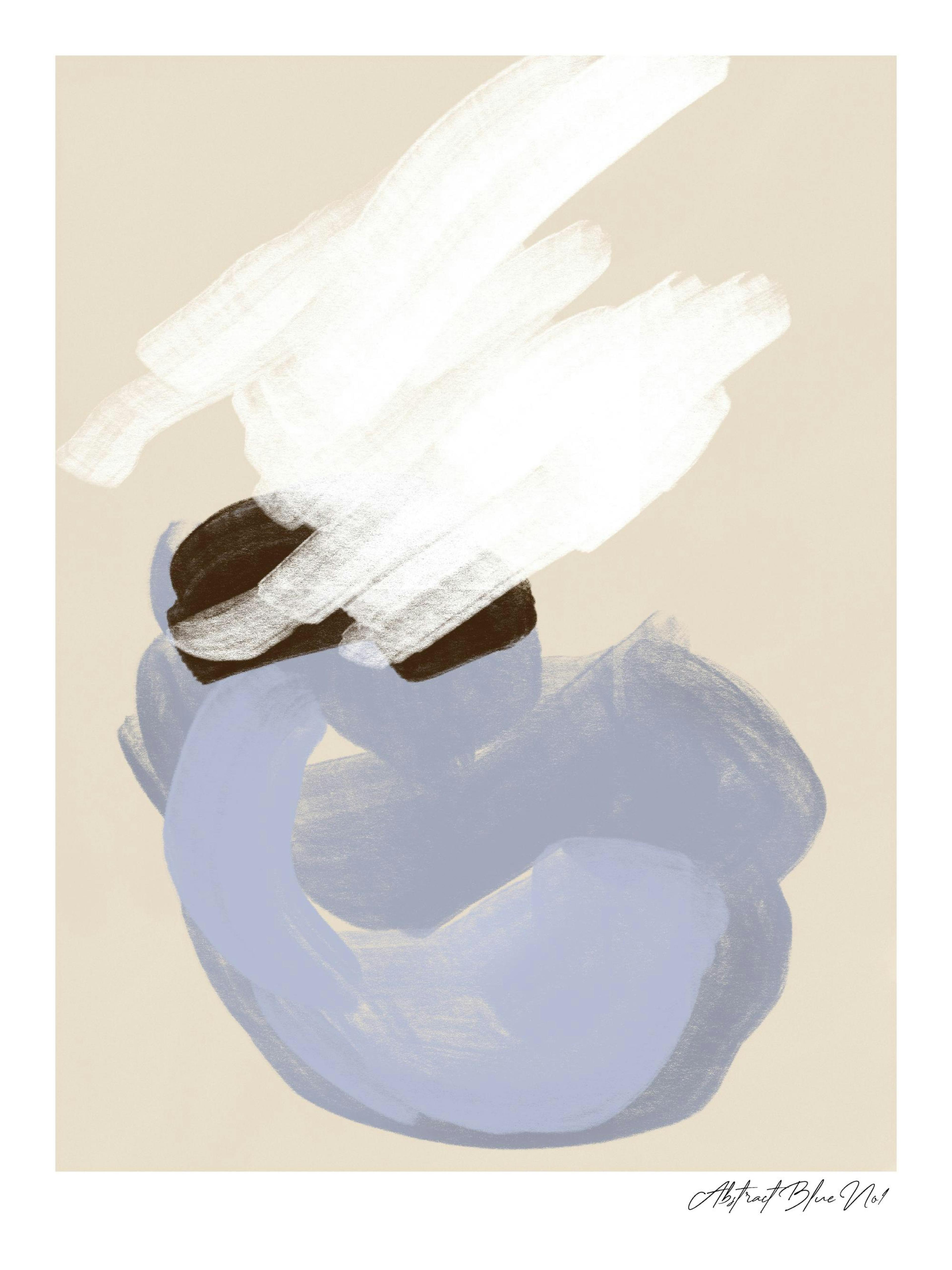 Abstract Blue No1 Poster 0