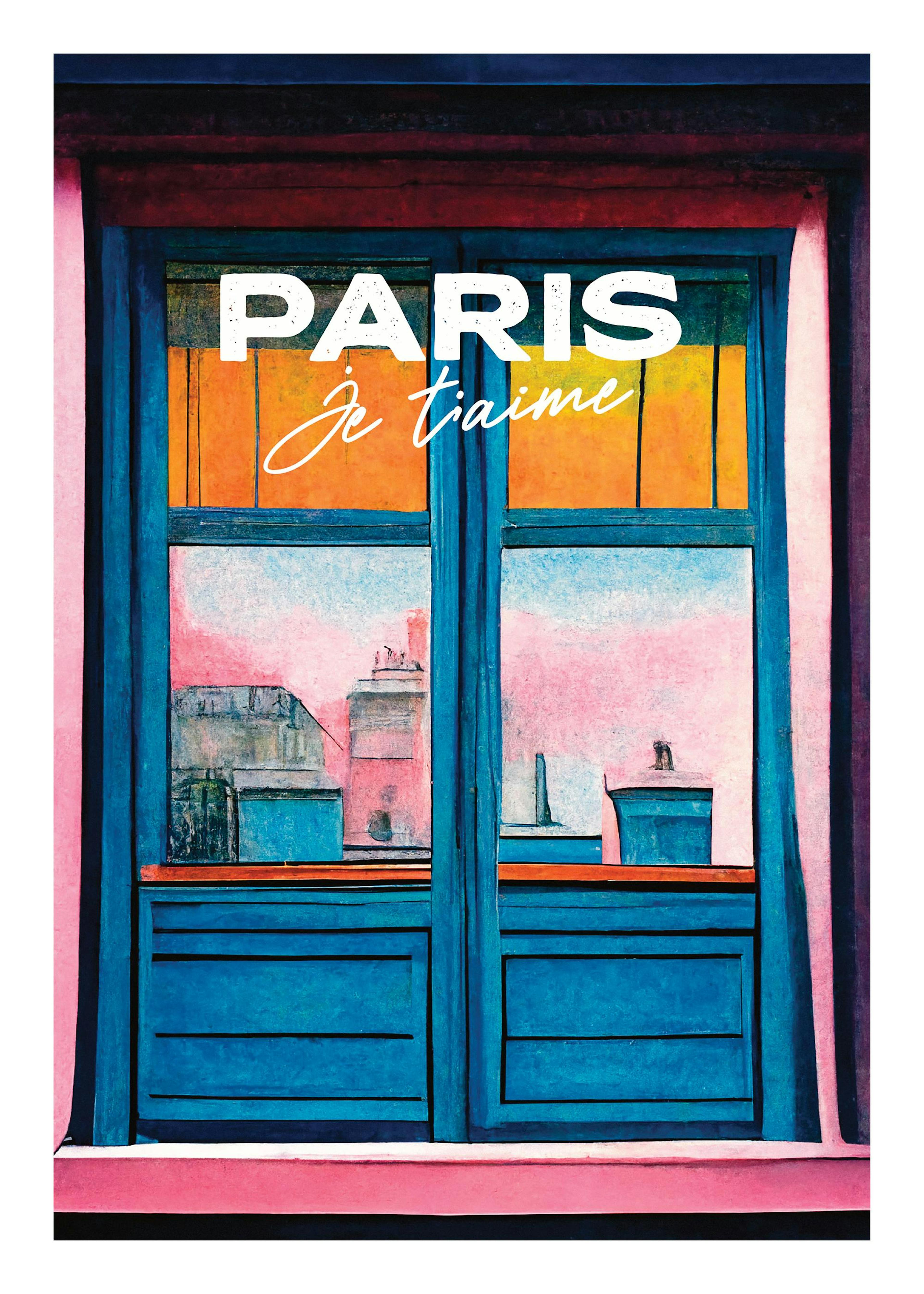 A Paris Window Print 0