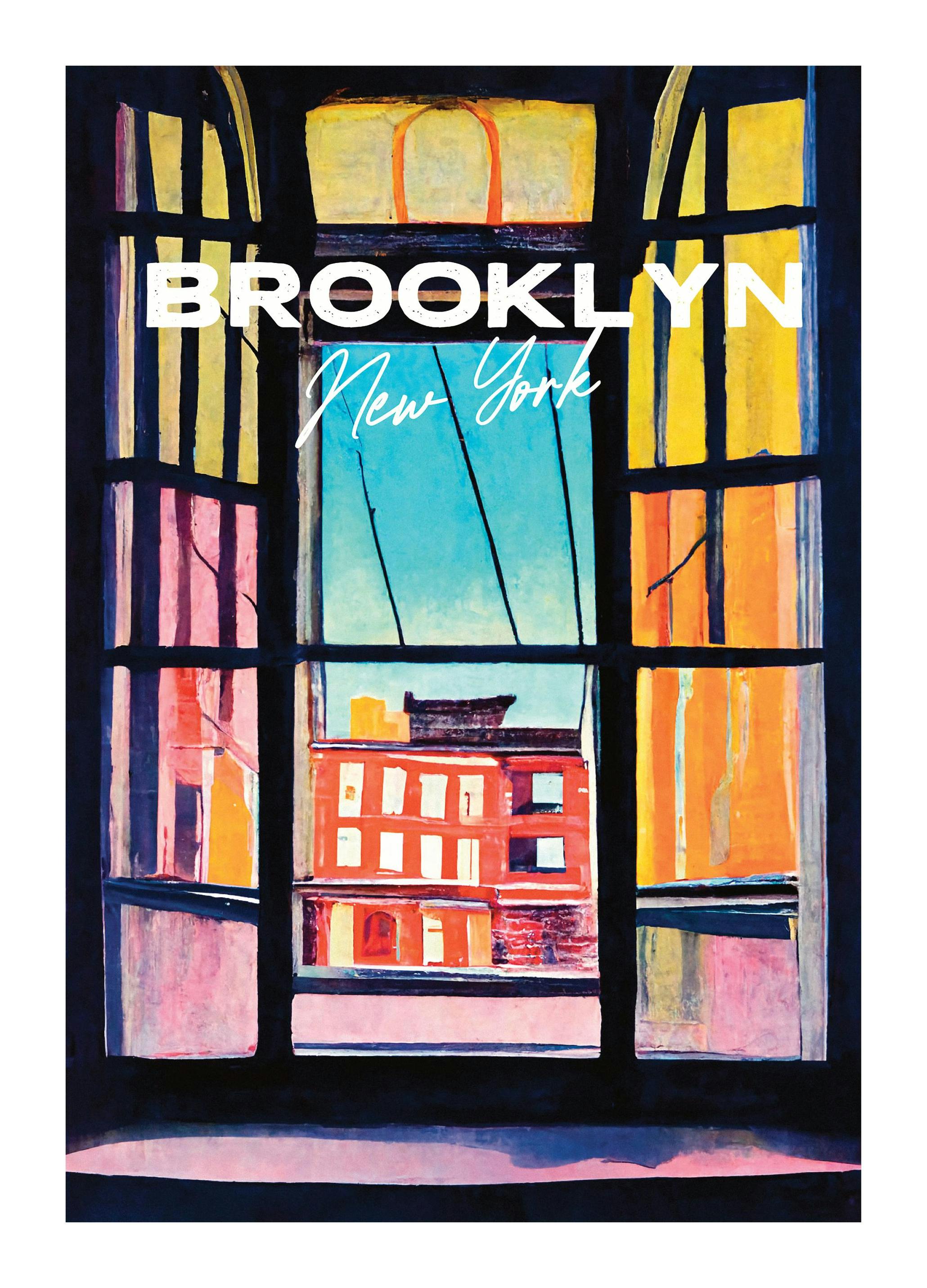 A Brooklyn Window Poster (50x70 cm) - Poster