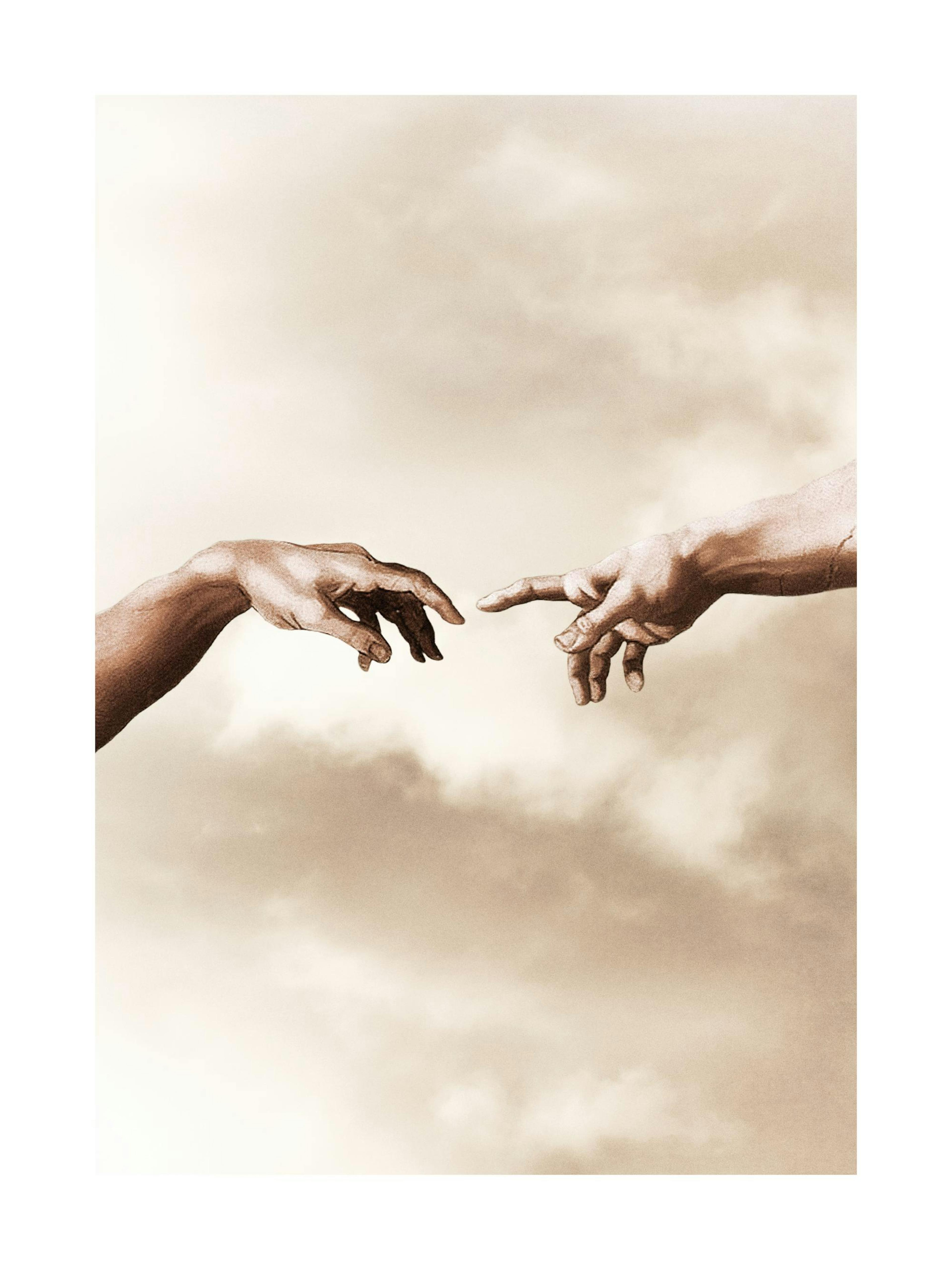 Michelangelo - The Creation of Adam Plakát