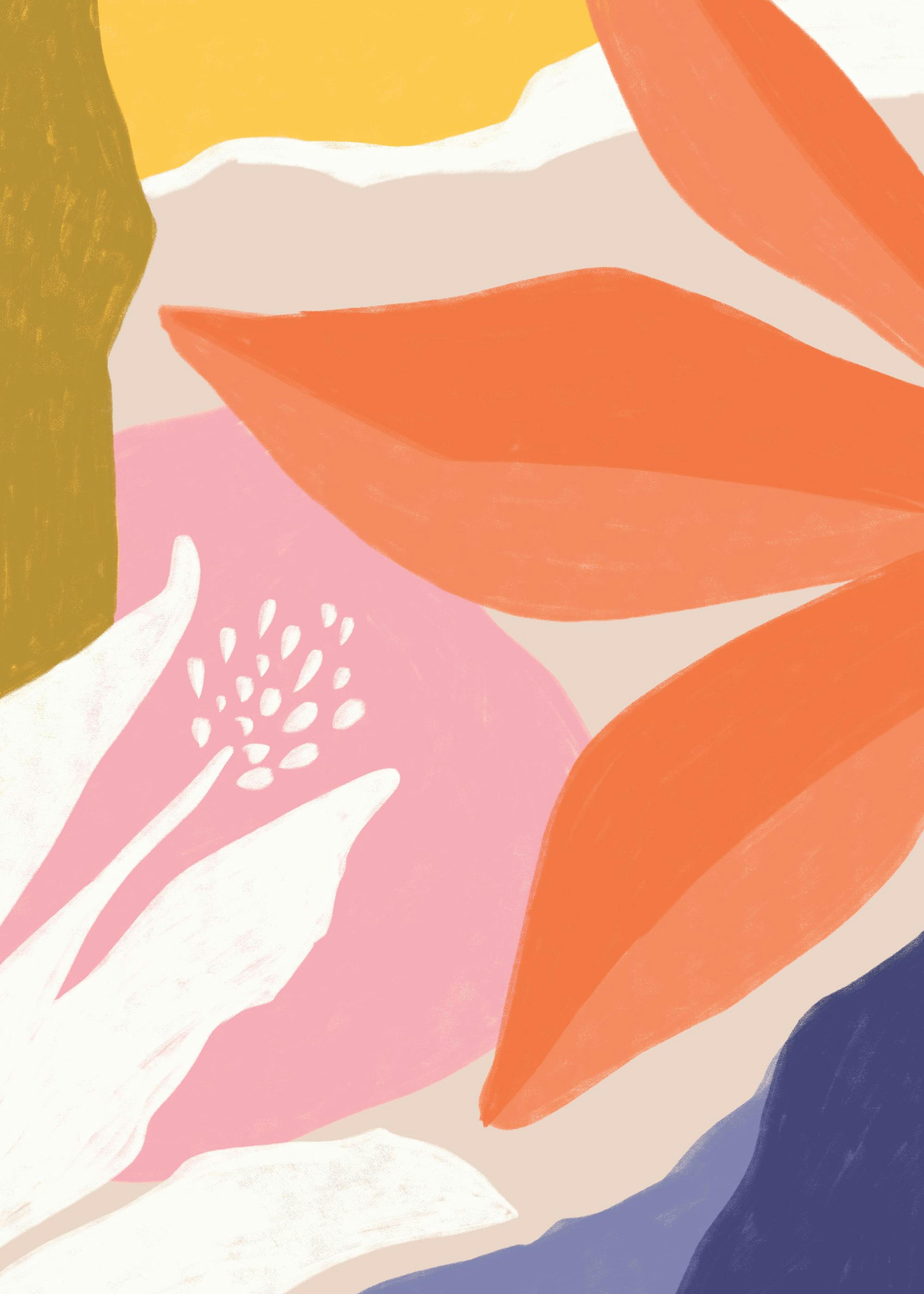 Close Up Florals Poster 0