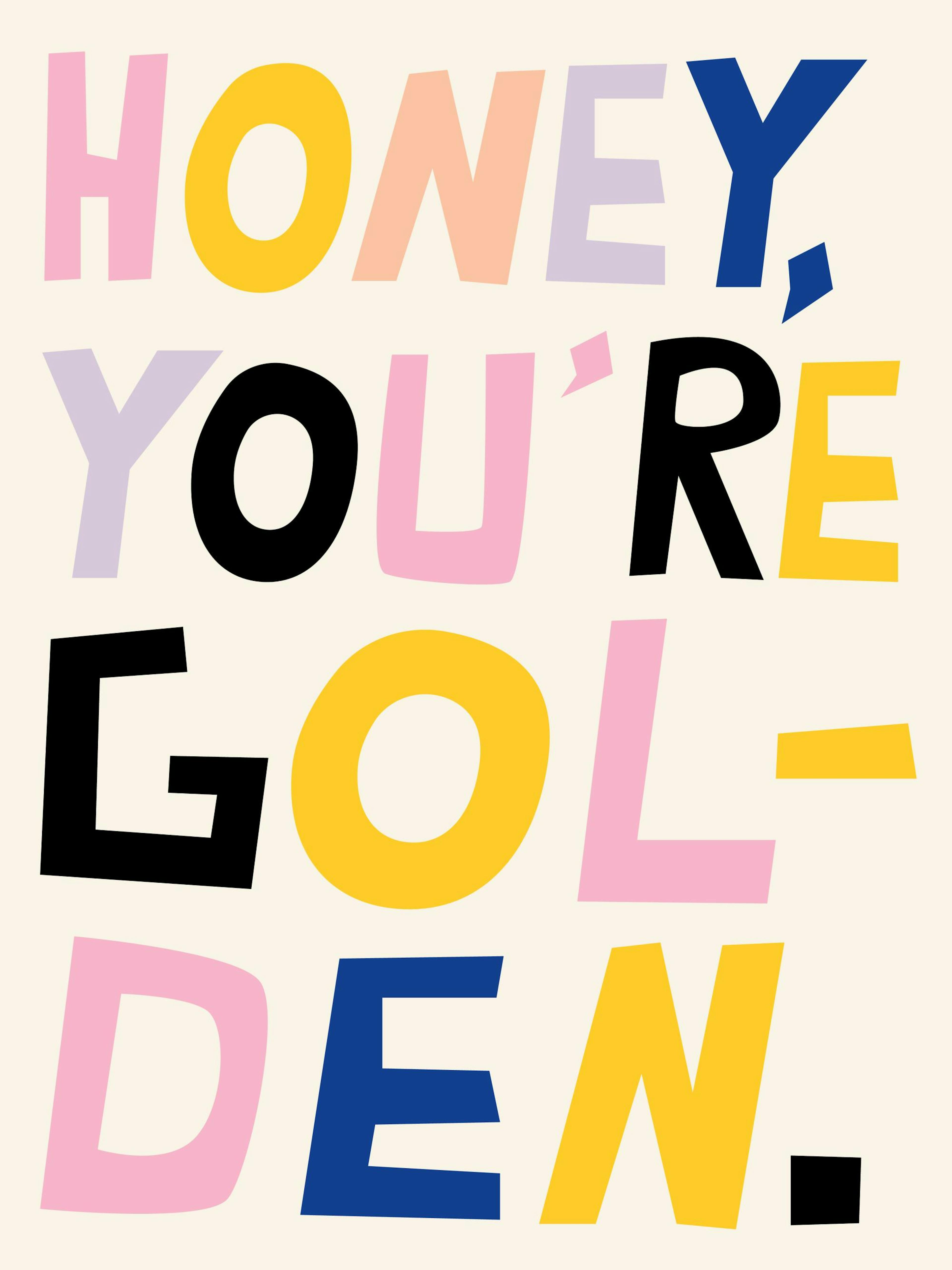 You're Golden Affiche