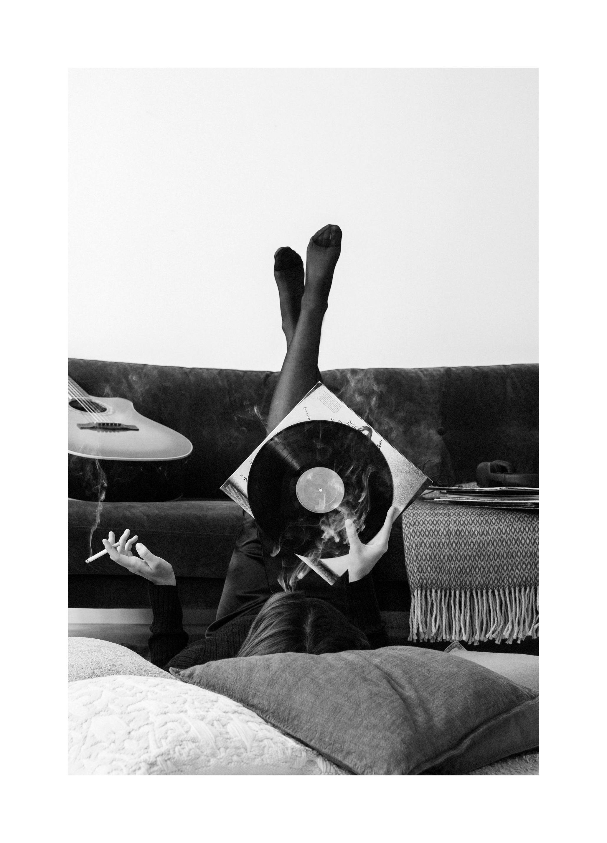 Smoky Vinyl Record Plakat (50x70 cm)-Plakaty