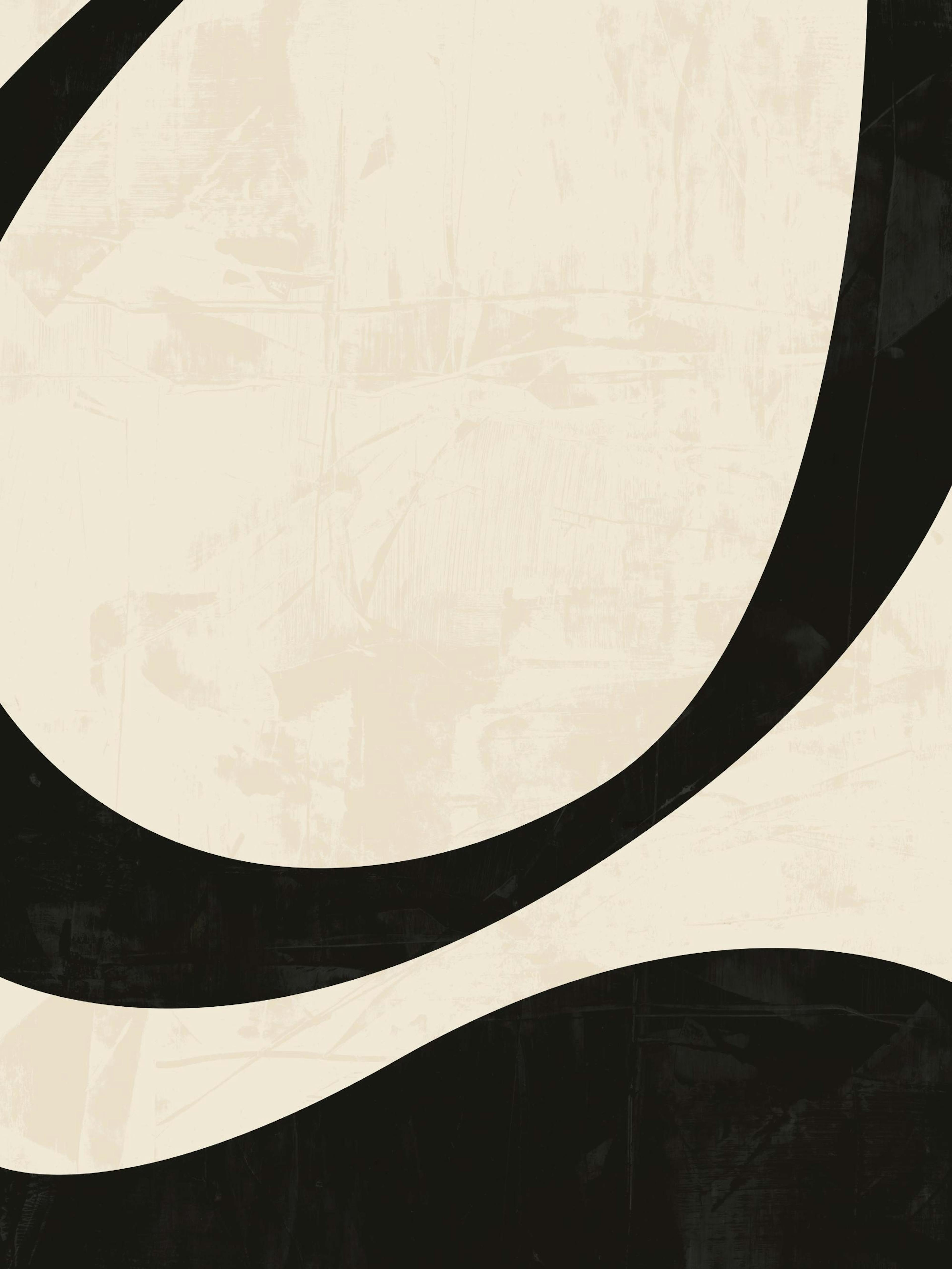 Black and Beige Centerpiece No2 Affiche 0
