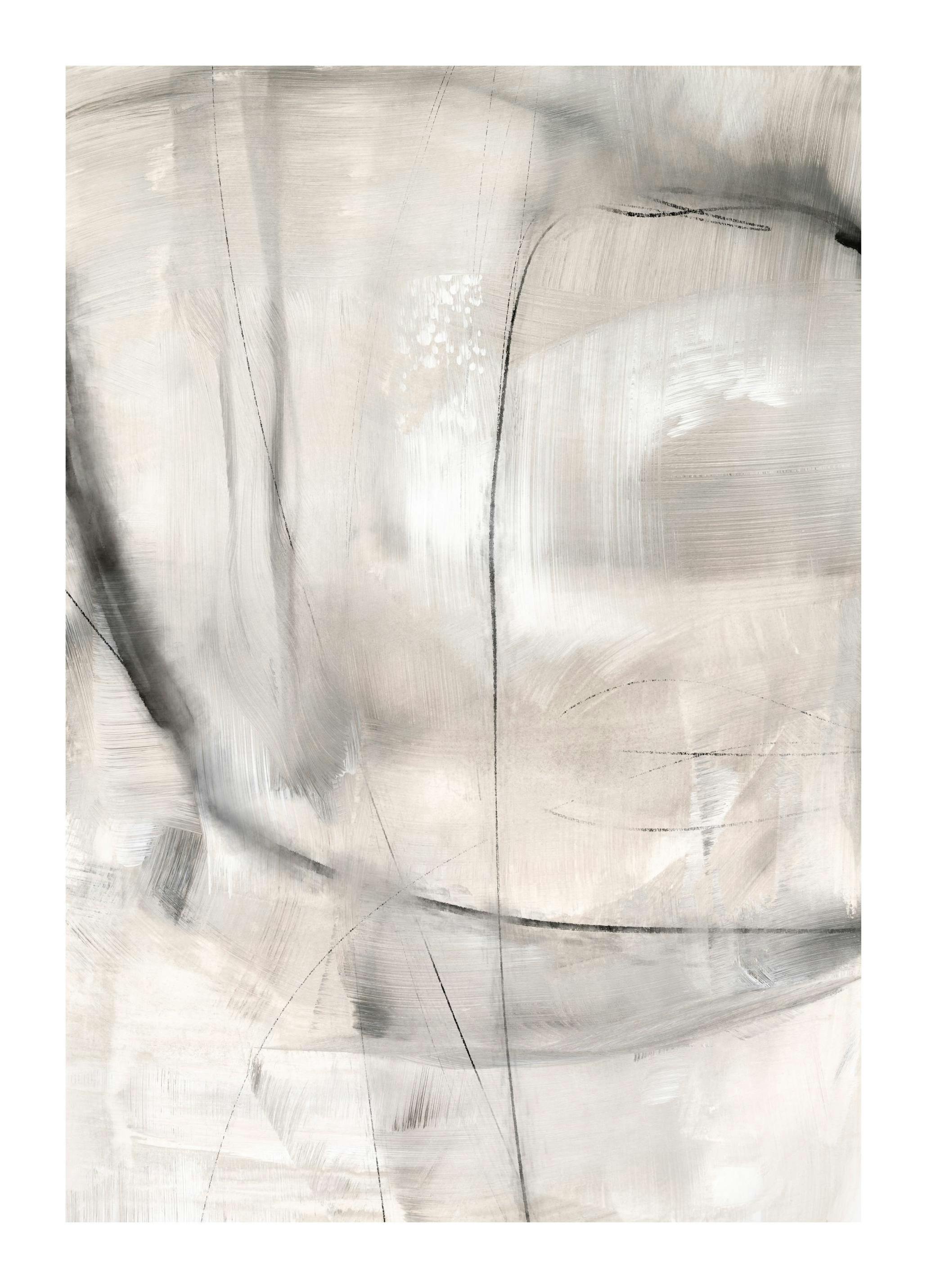 Abstract Greyscale No1 Print (30x40 cm)
