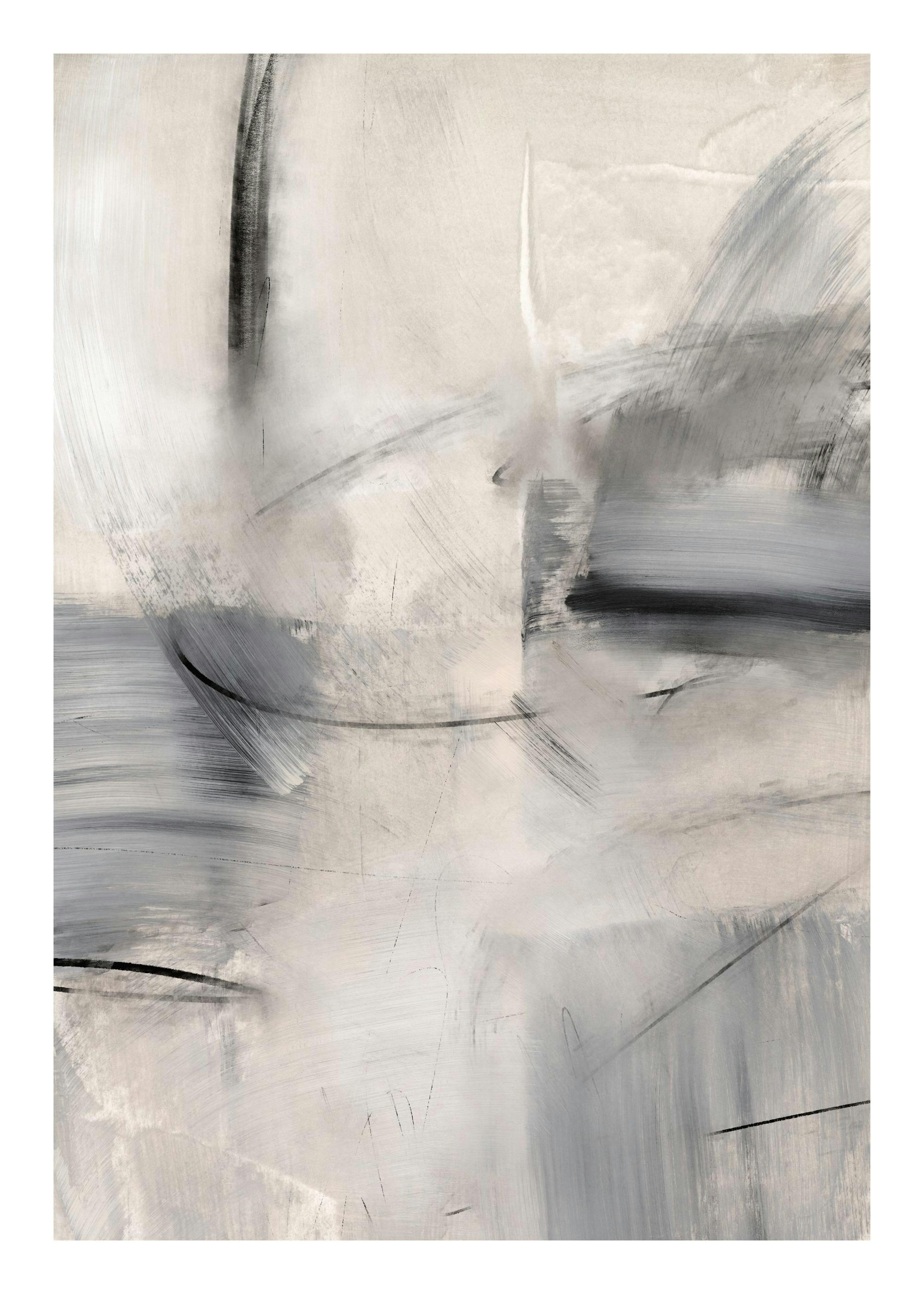 Abstract Greyscale No2 Print 0