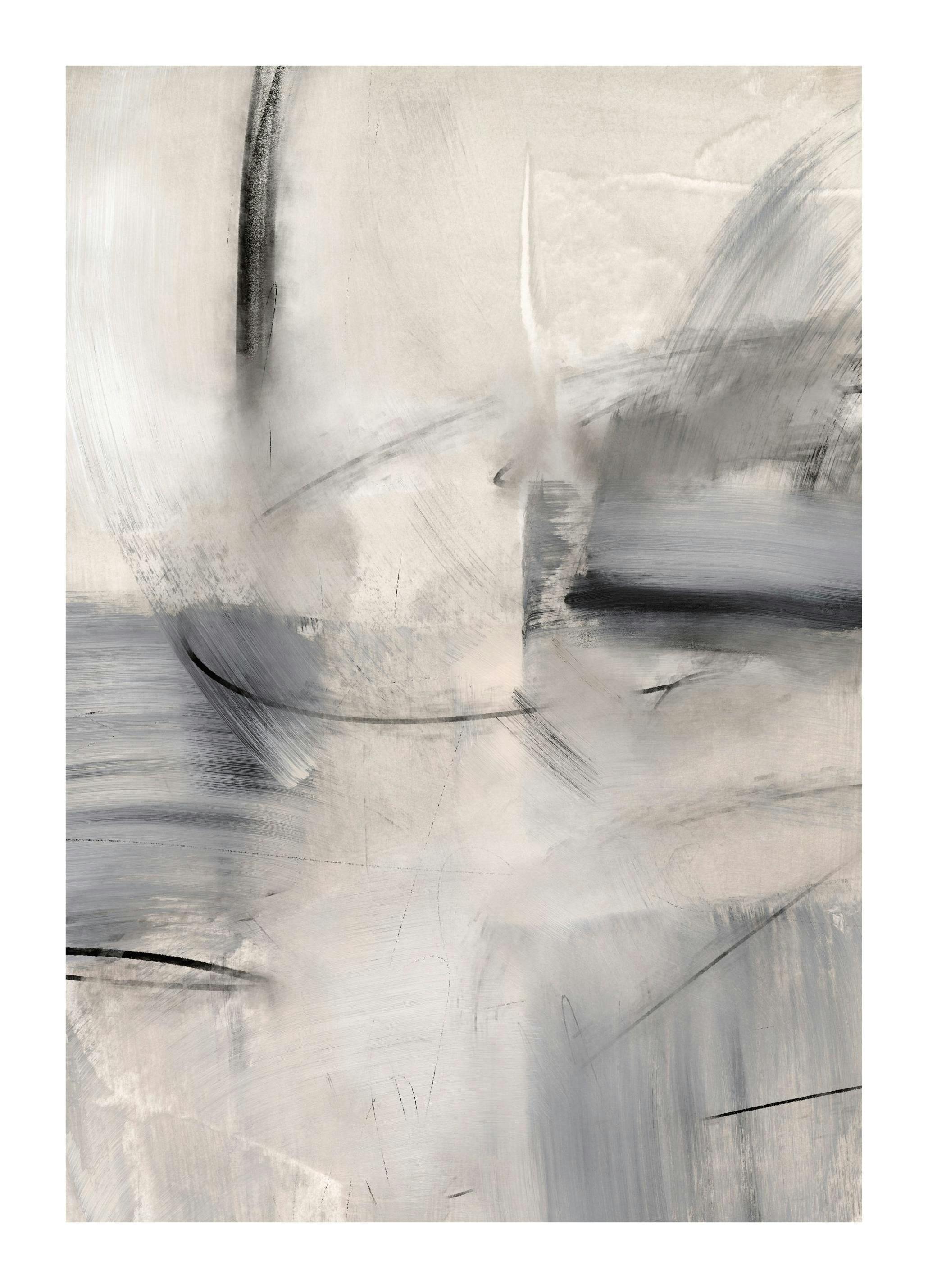 Abstract Greyscale No2 Affiche (50x70 cm)