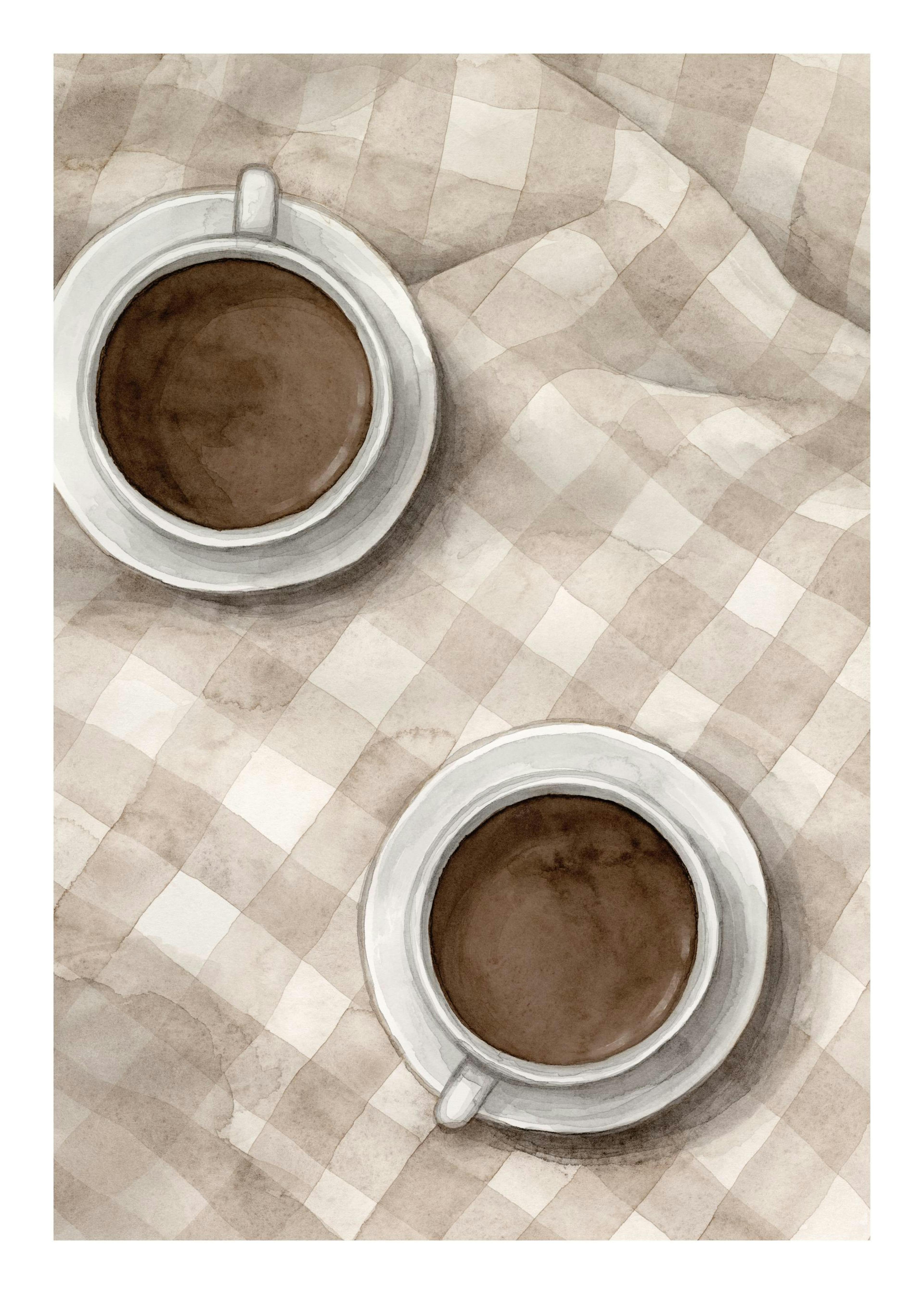 Cups of Coffee Print 0